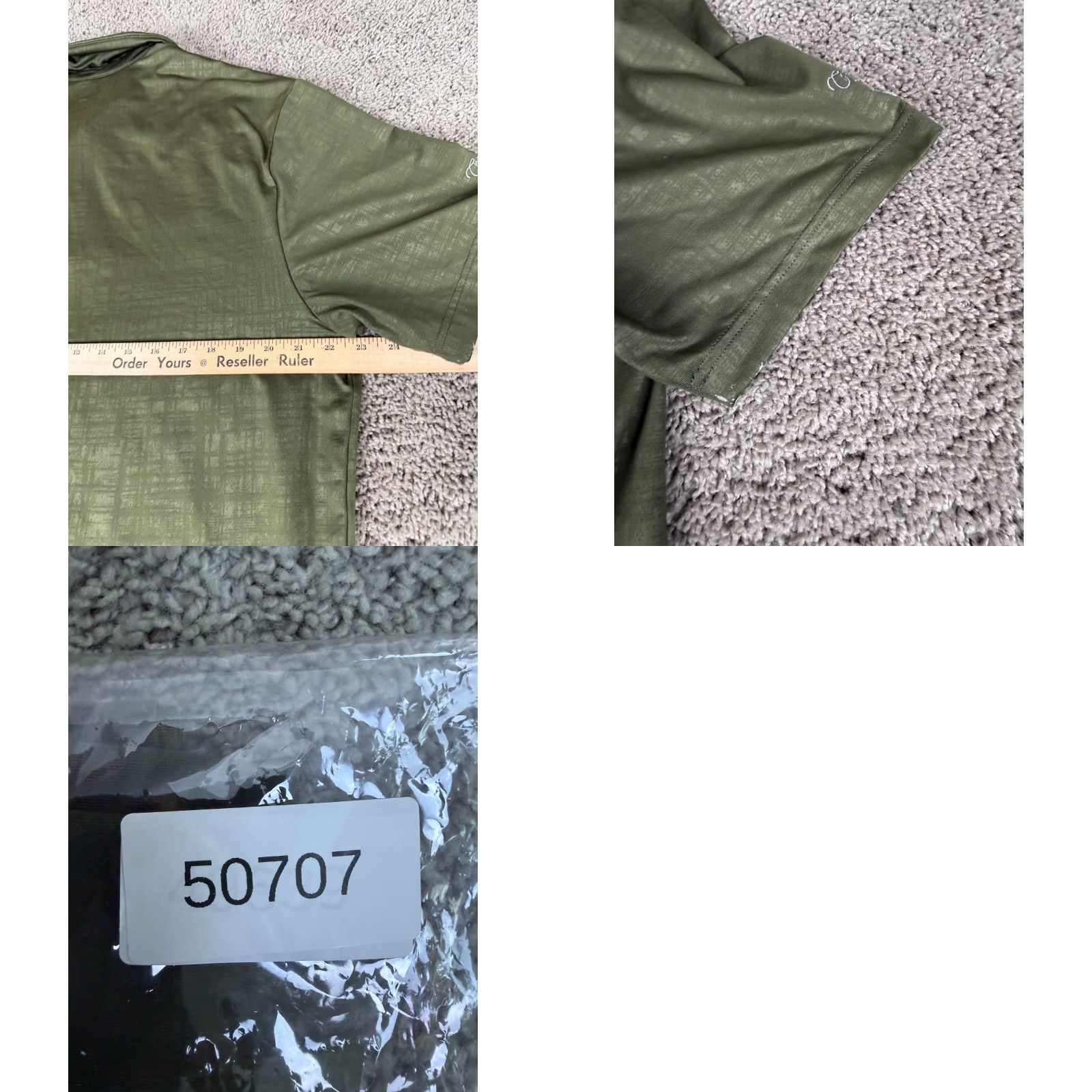 Under Armour Under Armour Shirt Polo Mens L Olive Green HeatGear Loose Fit Casual Size US L / EU 52-54 / 3 - 9 Thumbnail