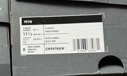 New Balance o1w1db10824 997H Sneakers in White/Green Size US 11.5 / EU 44-45 - 6 Thumbnail