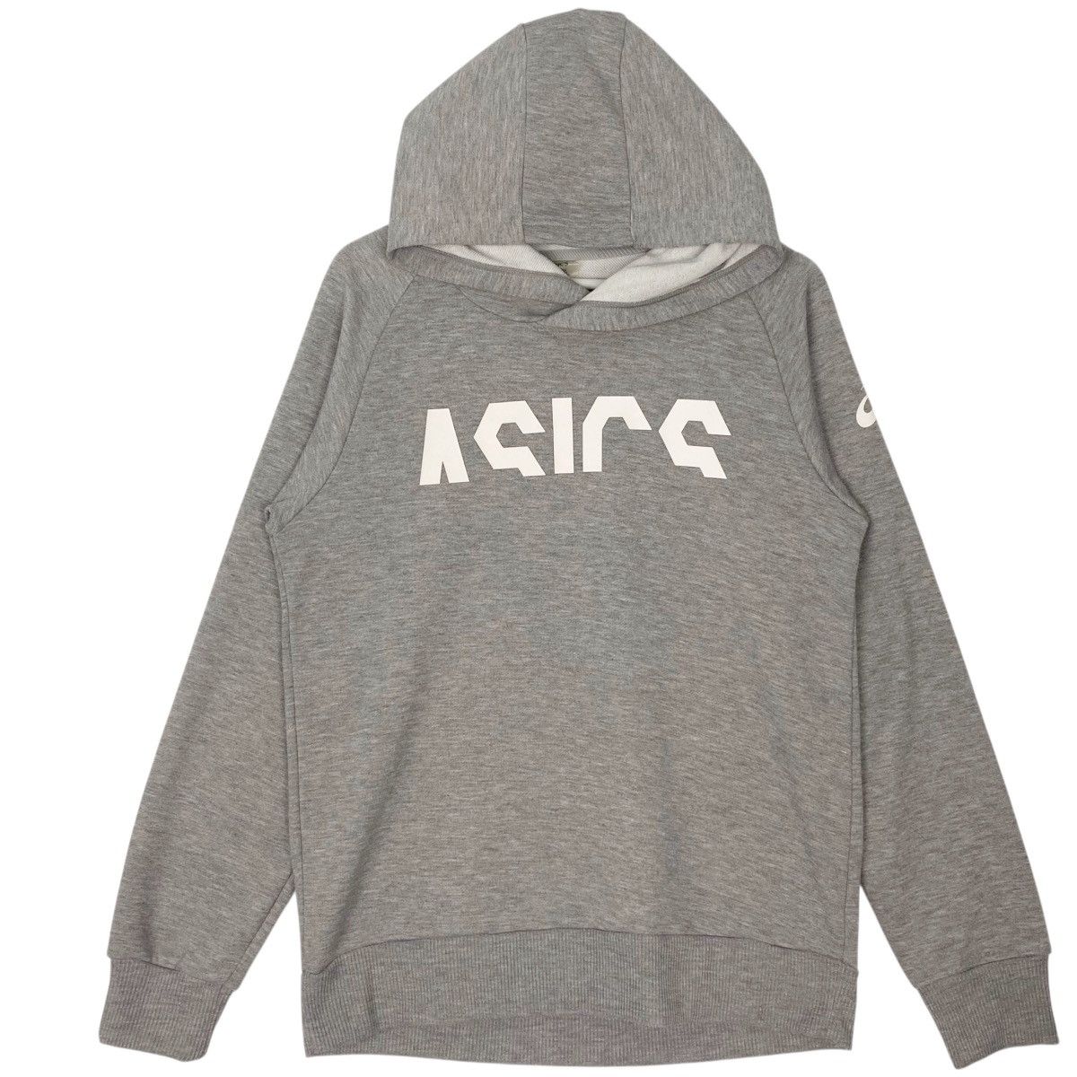 Vintage Vintage Asics Hoodie Sweater Grey Big Logo Indonesia Size M Size US M / EU 48-50 / 2 - 1 Thumbnail