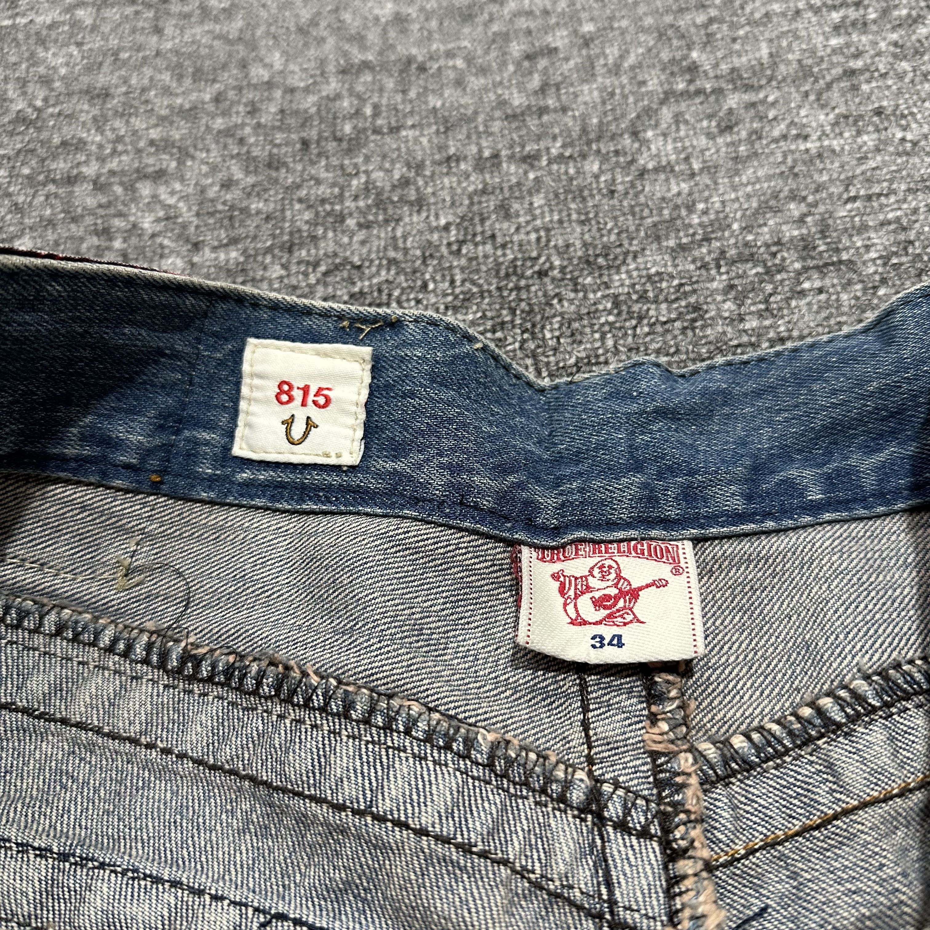 True Religion True Religion Patchwork Distressed Denim Rare Size US 34 / EU 50 - 6 Thumbnail