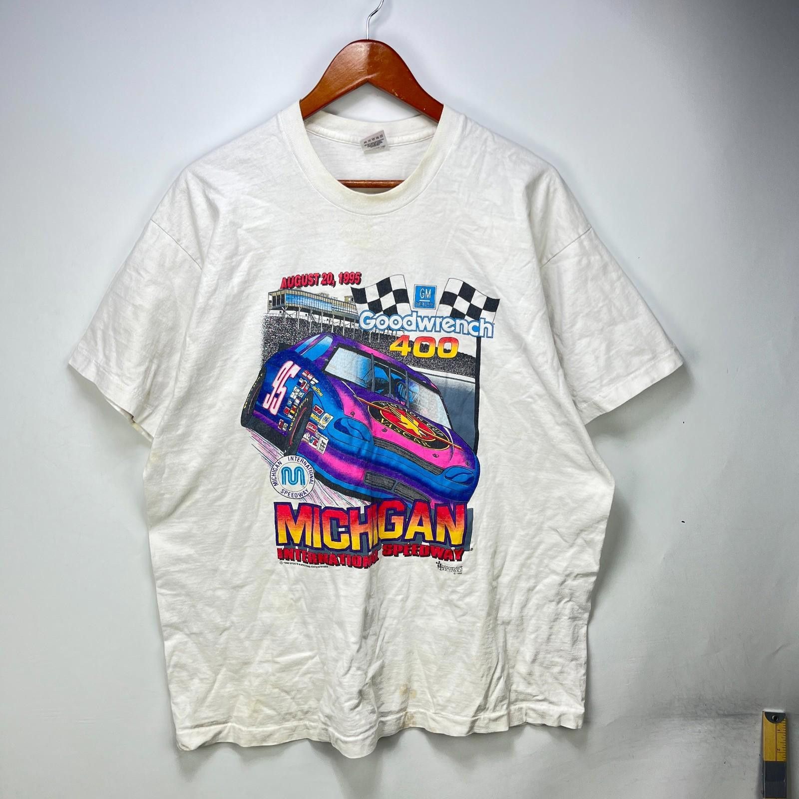 Vintage Vintage 90s Michigan NASCAR Winston Cup T Shirt 2XL Size US XXL / EU 58 / 5 - 1 Thumbnail