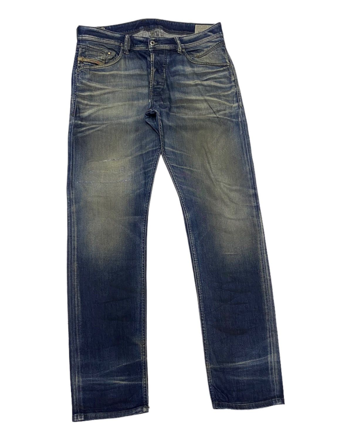 Diesel 🔥DIESEL RIPS DISTRESSED DENIM JEANS Size US 34 / EU 50 - 2 Thumbnail
