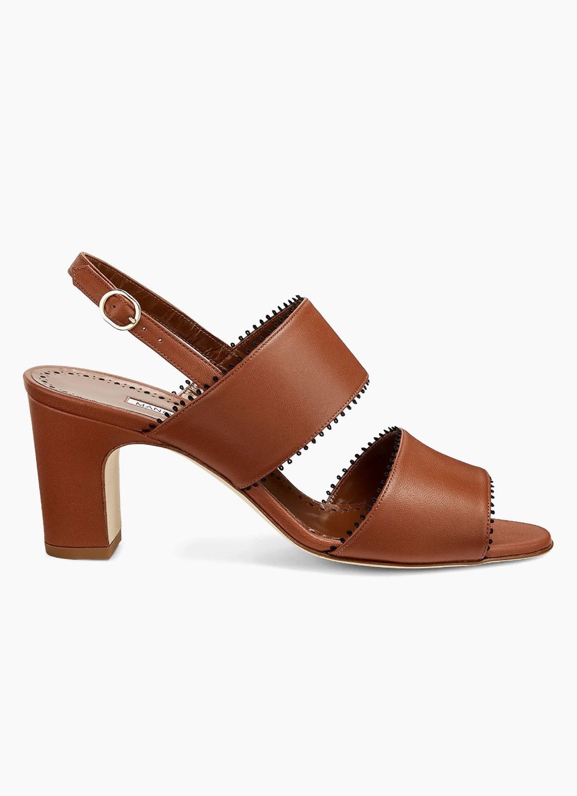 Manolo Blahnik Manolo Blahnik Persio Leather Sandals size 41 Size US 11 / IT 41 - 1 Thumbnail