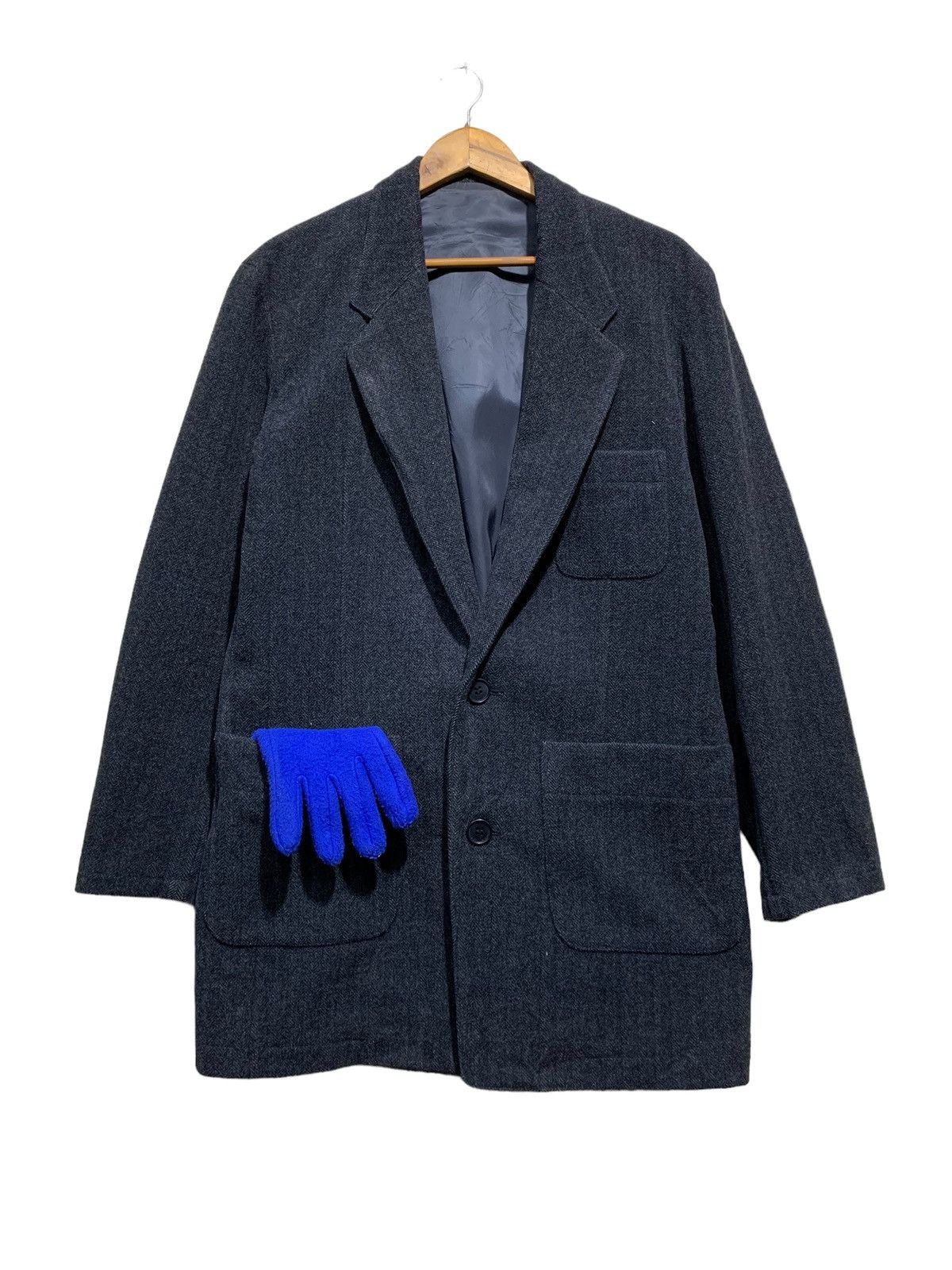 Yohji Yamamoto 🔥Y’s WOOL HBT JACKETS Size US L / EU 52-54 / 3 - 1 Thumbnail