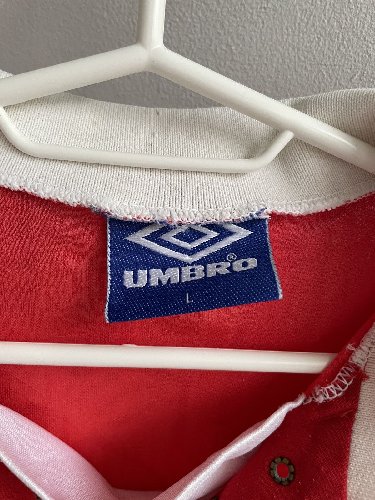 Umbro Manchester United 1992 1993 1994 Shirt Footbal Soccer Jersey Size US L / EU 52-54 / 3 - 8 Thumbnail