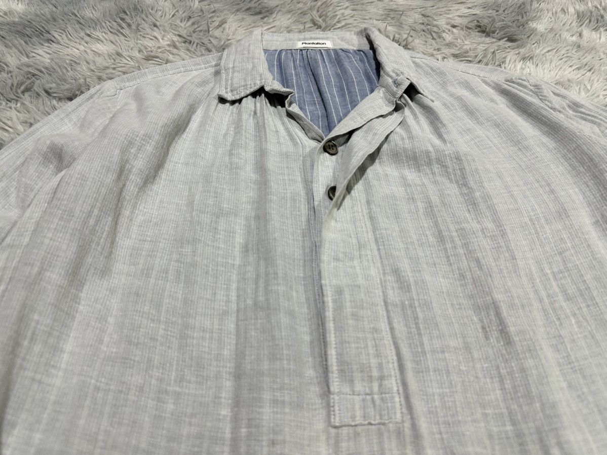 Issey Miyake 🔥Vintage Issey Miyake Plantation Half Button Over Shirt Size US XL / EU 56 / 4 - 3 Thumbnail