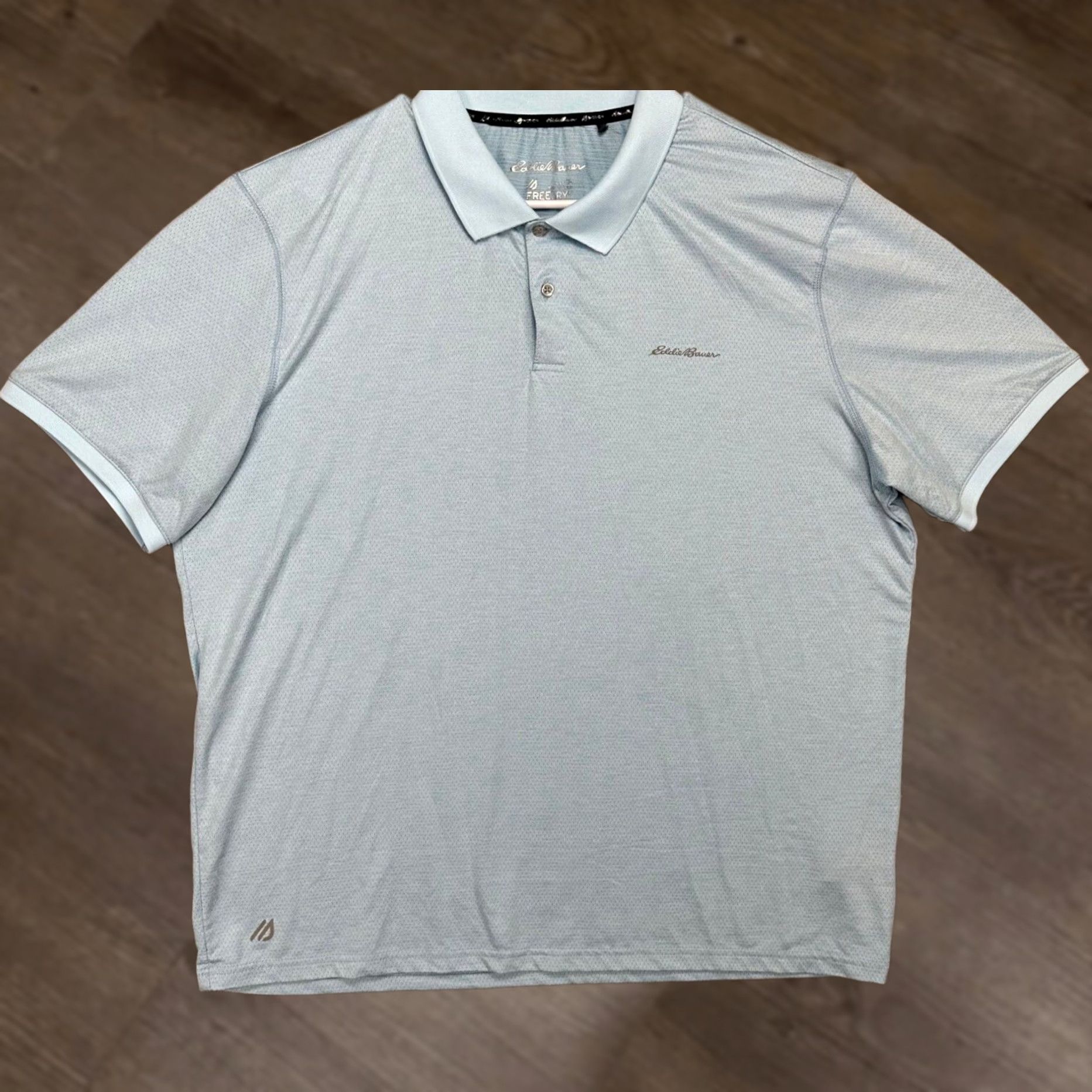 Eddie Bauer Eddie Bauer Golf Polo Shirt Mens XL Blue Stretch Short Sleeve Sports Polo Shirt Golfing Rugby Free Dry Size US XL / EU 56 / 4 - 1 Thumbnail