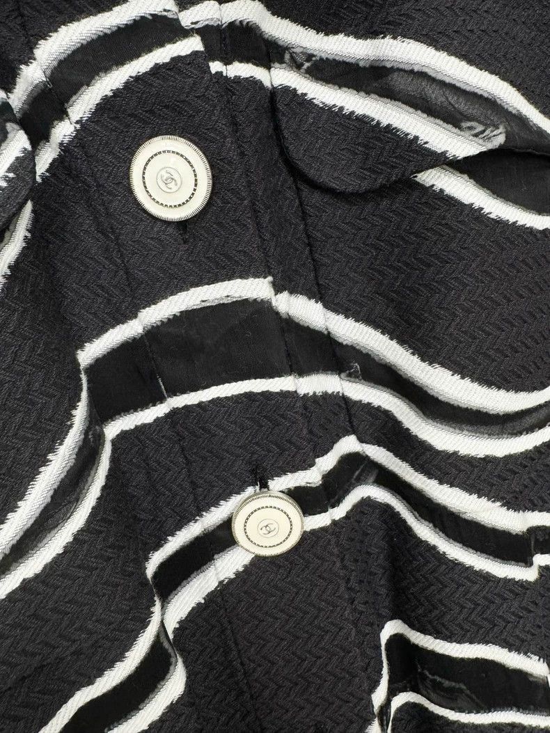 Chanel Chanel Striped Dress Size 40 -2505 Size L / US 10 / IT 46 - 2 Thumbnail