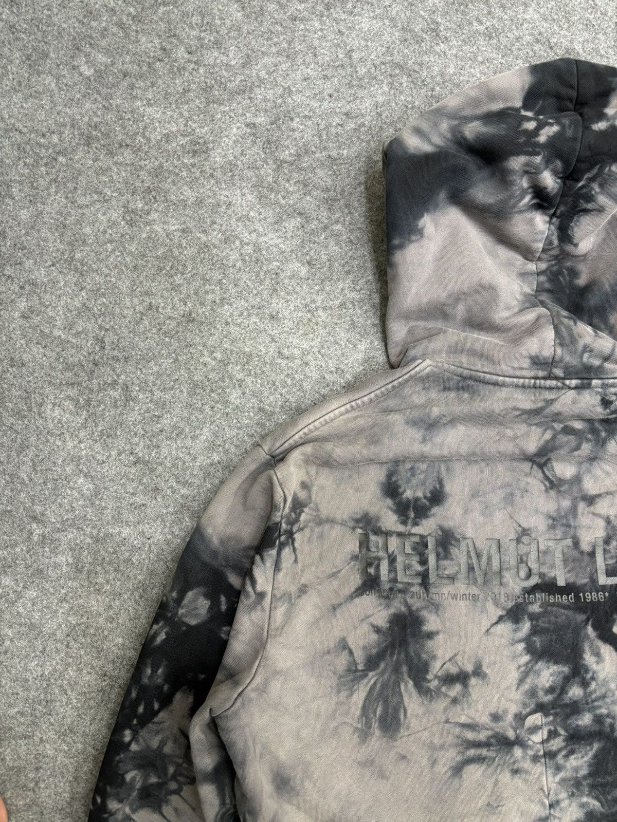 Helmut Lang Archival 2018 AW Helmut Lang Tye Dye Hoodie F573 Size US M / EU 48-50 / 2 - 7 Thumbnail