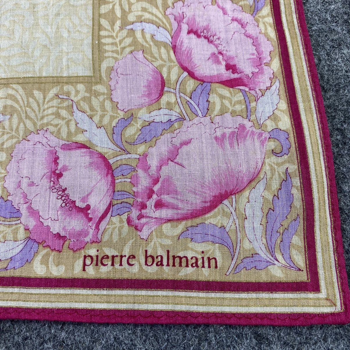 Pierre Balmain × Vintage Pierre Balmain Handkerchief / Bandana / Neckerchief-B489 Size ONE SIZE - 5 Thumbnail