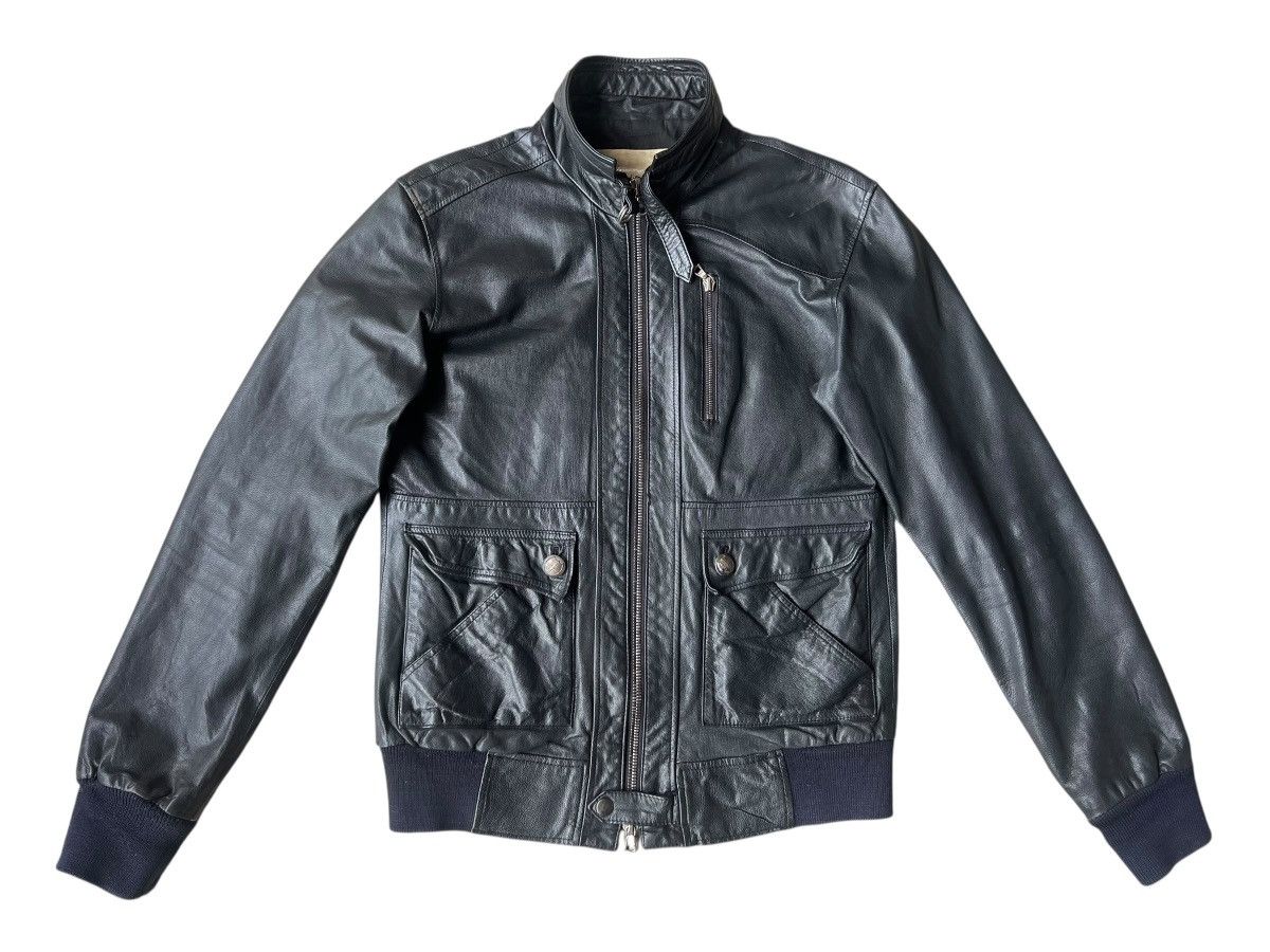 Schlussel Advantage Circle Japan Sheep Leather Blouson Jacket Size US M / EU 48-50 / 2 - 1 Thumbnail