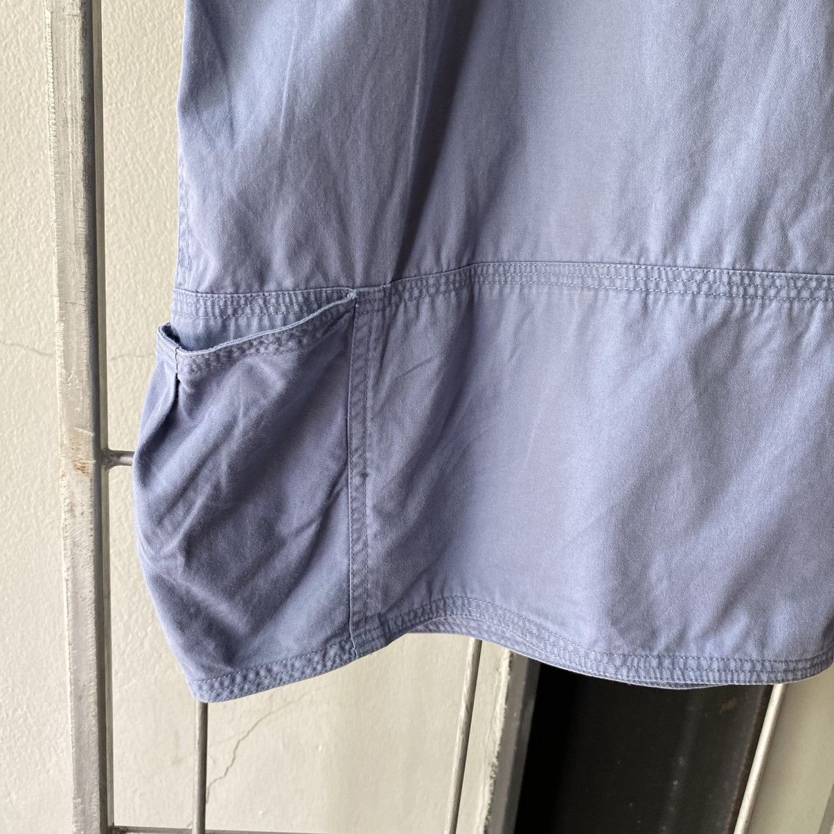 Issey Miyake ISSEY SPORT Sky Blue Pocket Hem Blouse Size XL / US 12-14 / IT 48-50 - 12 Thumbnail