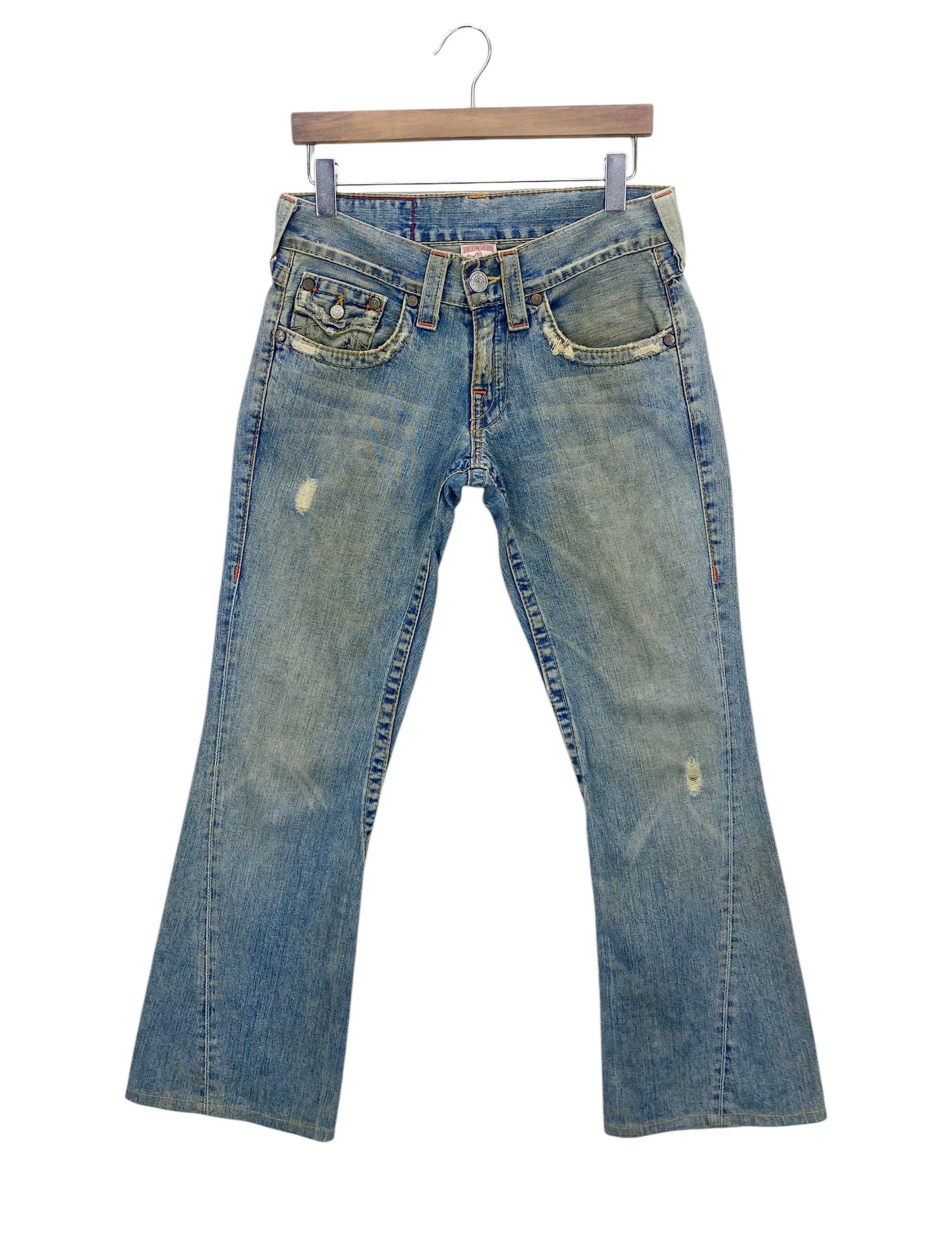 True Religion True Religion Twisted Leg Jeans Flare Pants Workwear Size US 28 / EU 44 - 2 Thumbnail