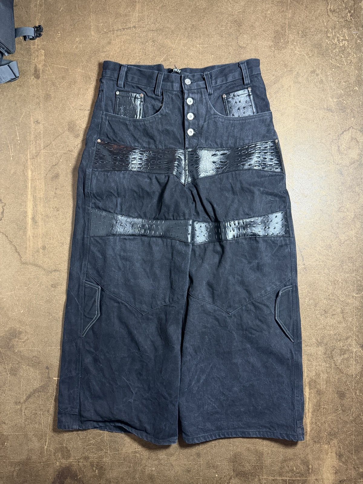 Other ROY PUBLIC LABEL FAUX LEATHER DENIM SAMPLES Size US 34 / EU 50 - 1 Thumbnail