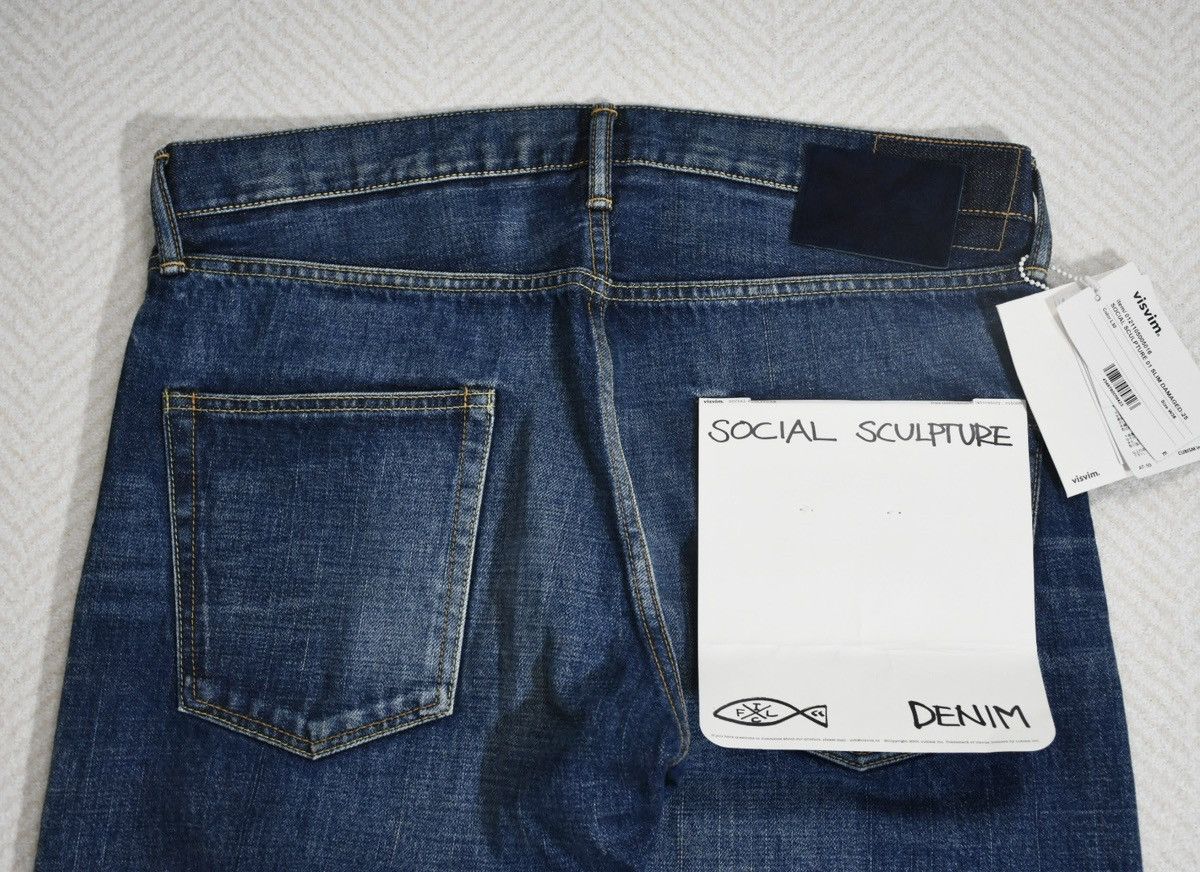 Visvim Visvim 21ss Social Sculpture 01.2 Damaged-25 01.2D25 W36L30 Size US 36 / EU 52 - 6 Thumbnail