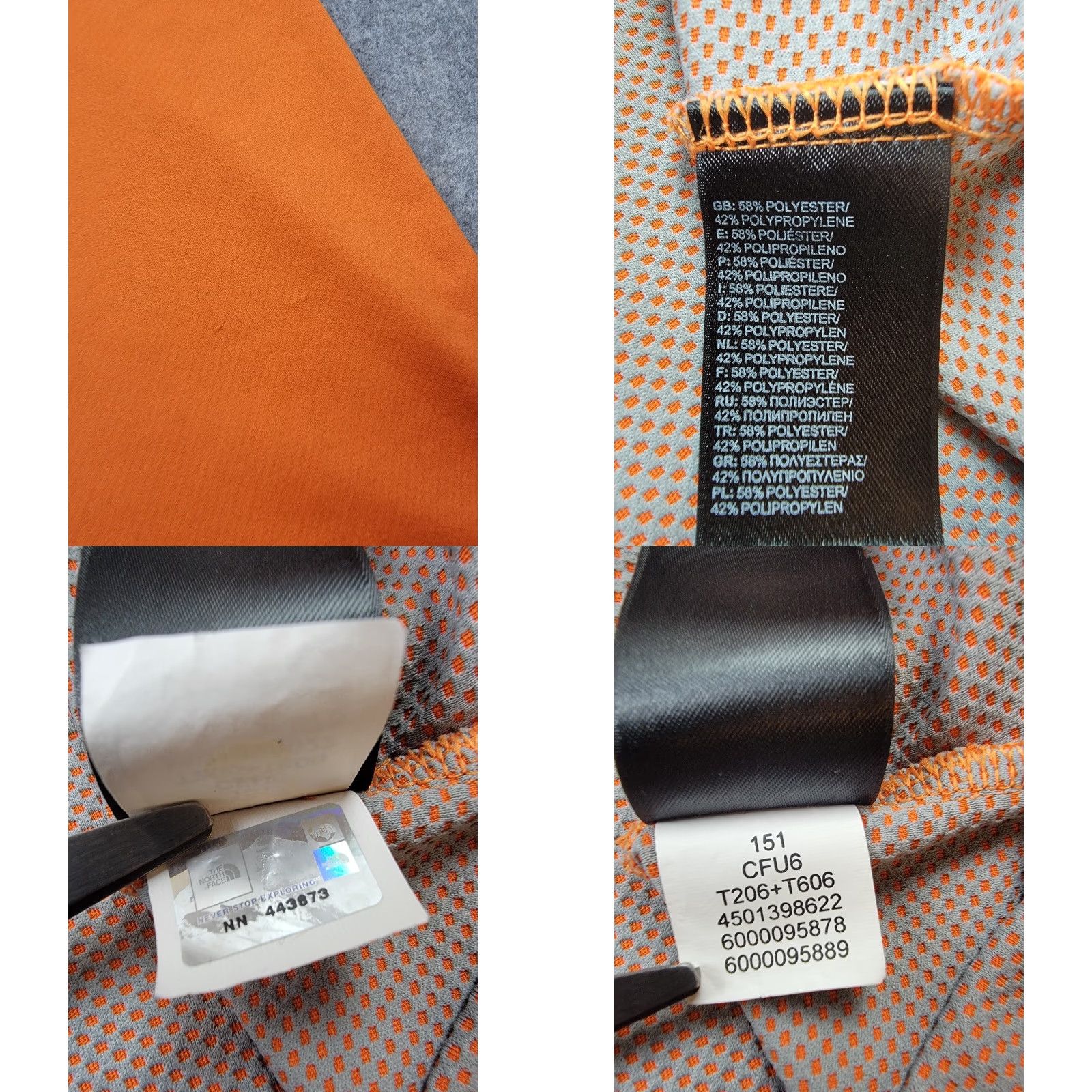 The North Face The North Face Shirt Mens XL Orange Short Sleeve Polo Snap Button Size US XL / EU 56 / 4 - 9 Thumbnail