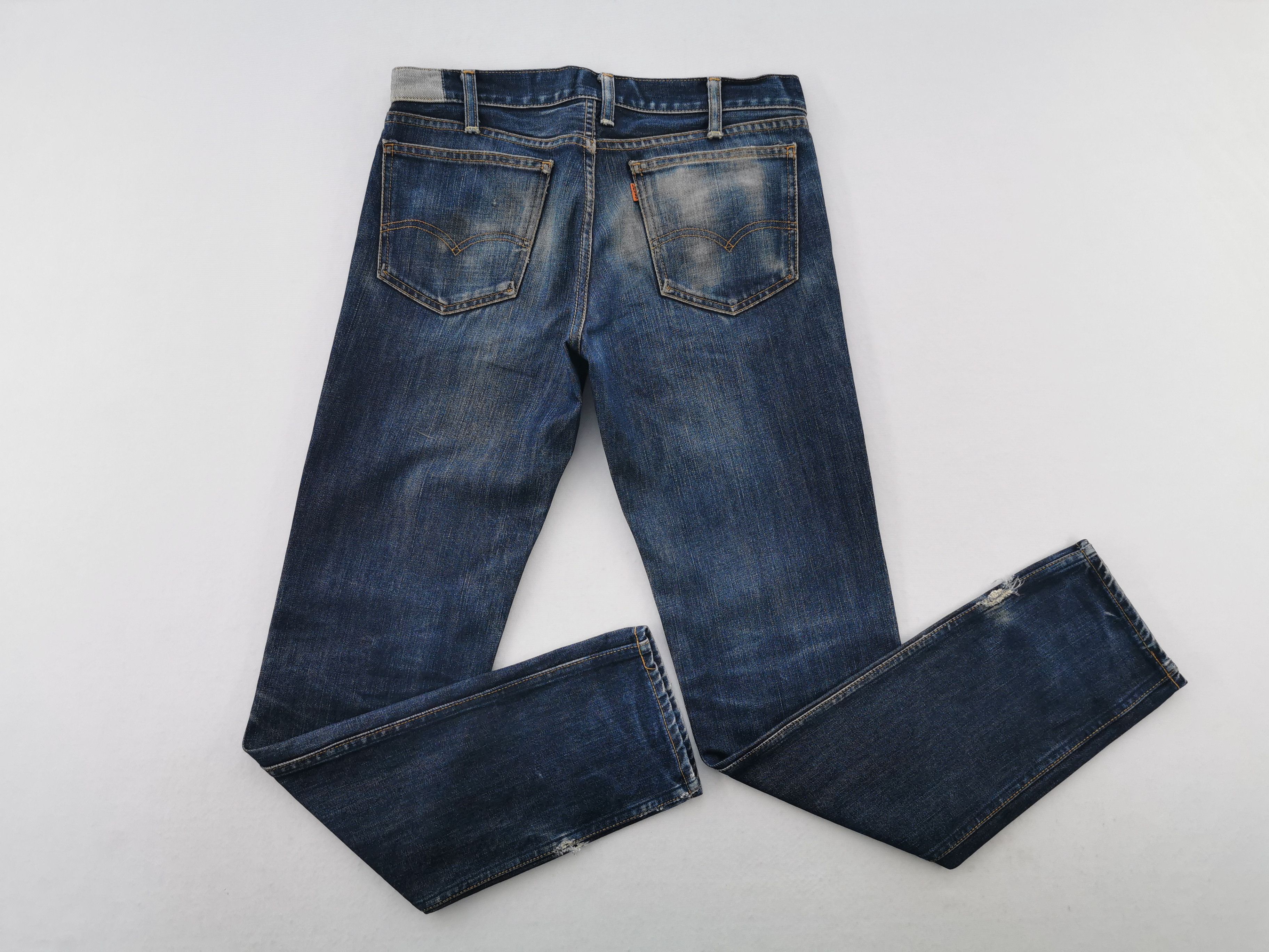 Levi's Distressed VTG 90s Levis 606 Big E Orange Tab Made In Japan Size US 30 / EU 46 - 1 Thumbnail