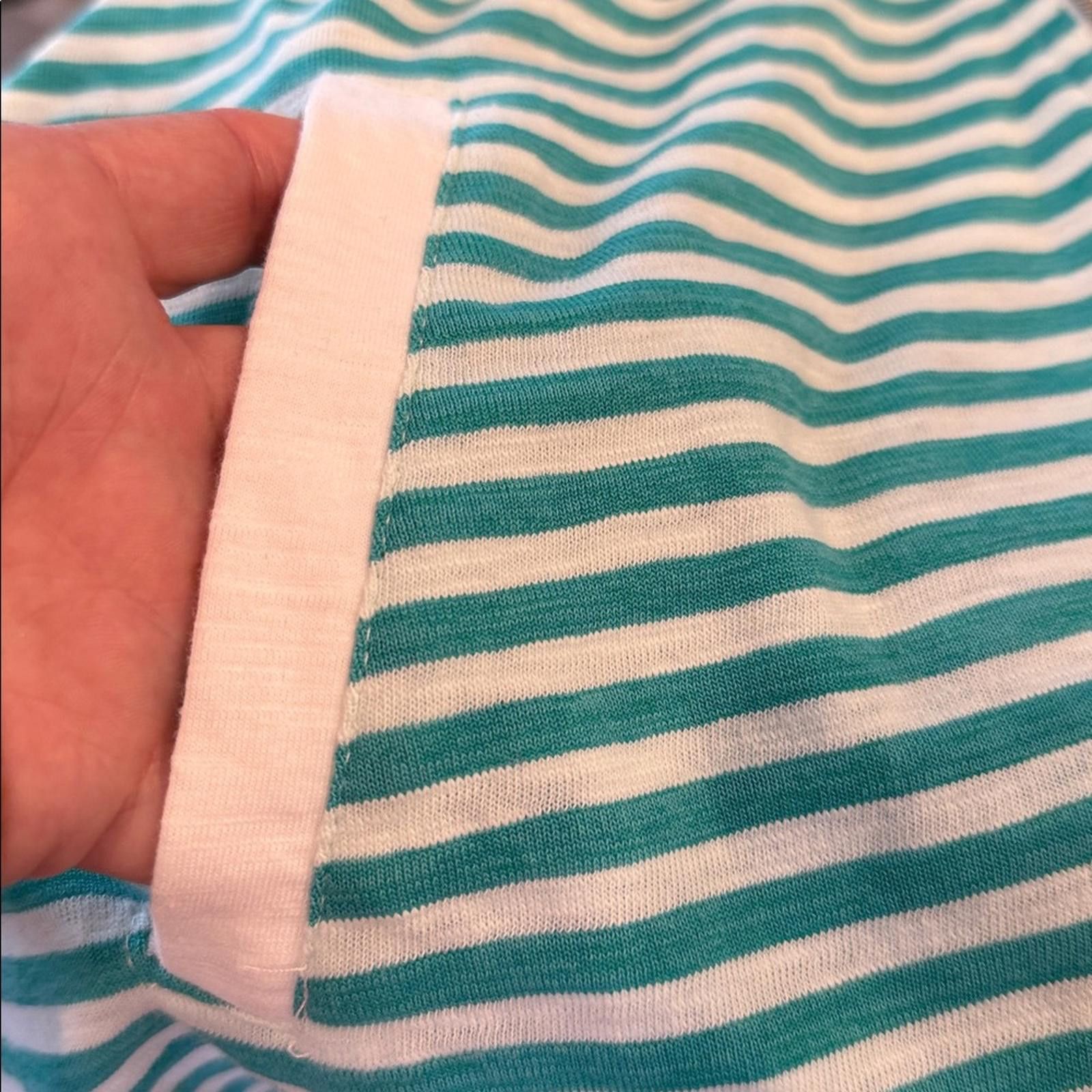 Other Sportelle Congo Green Striped Sweatshirt Jacket Plus Size 2X Size XXL / US 16-18 / IT 52-54 - 2 Thumbnail