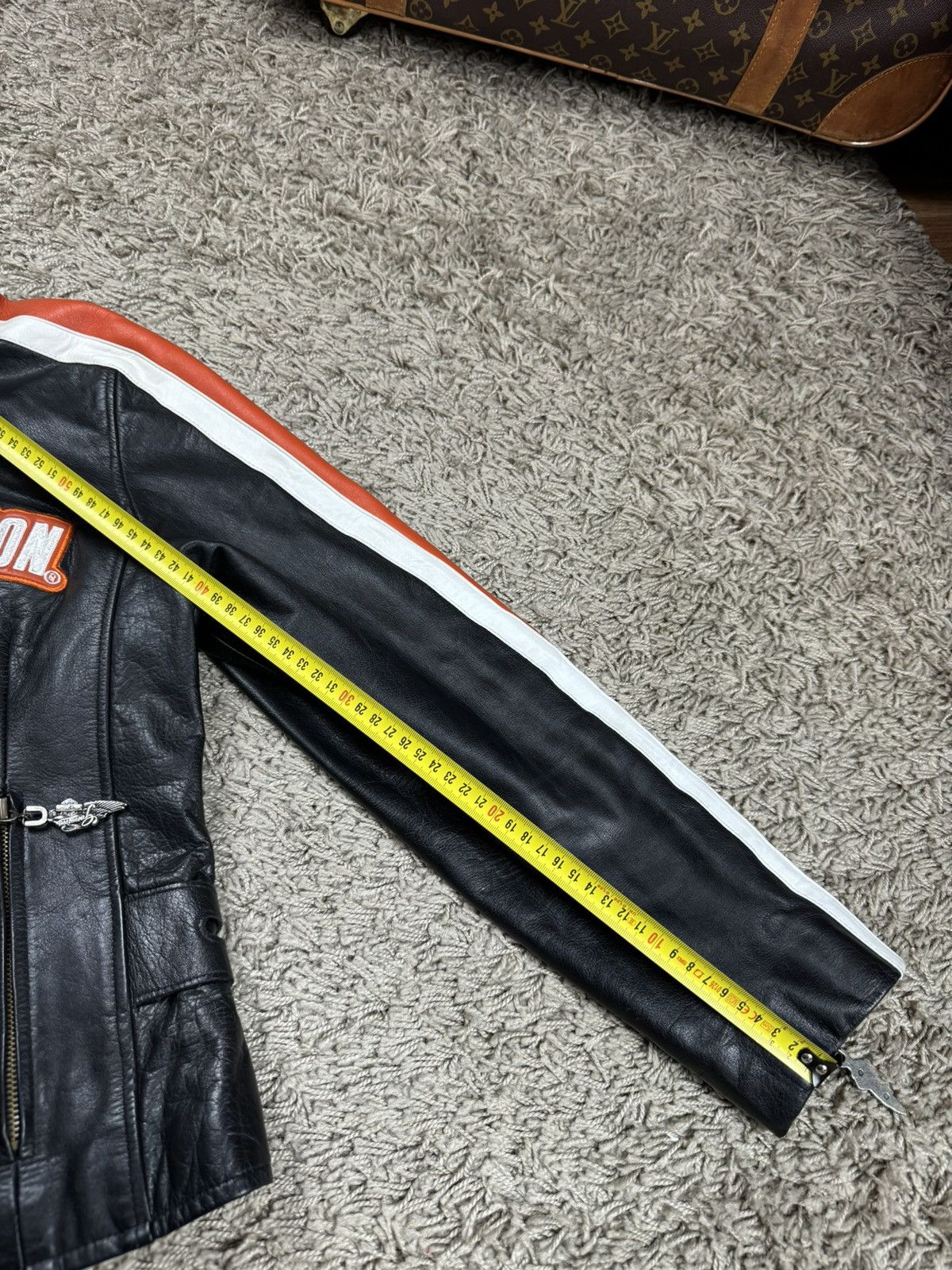 Harley Davidson Vintage leather jacket Harley Davidson 90s original item Size M / US 6-8 / IT 42-44 - 7 Thumbnail