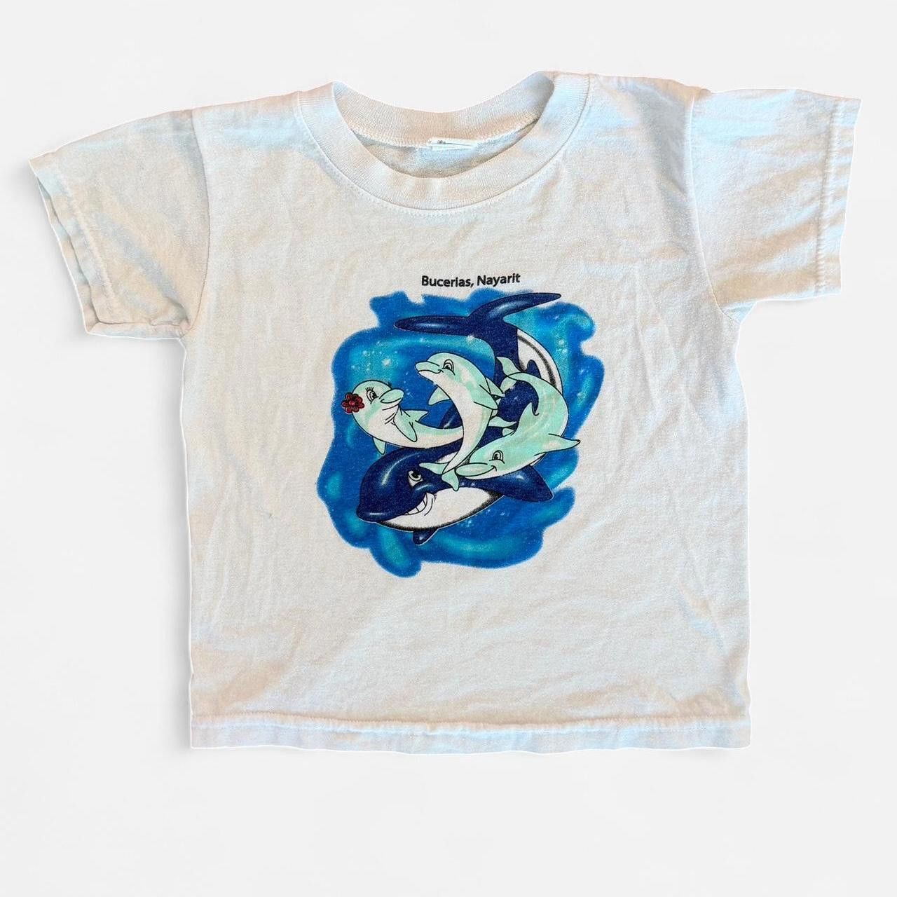 Other Women's white blue T-shirts Size US 41 - 1 Thumbnail