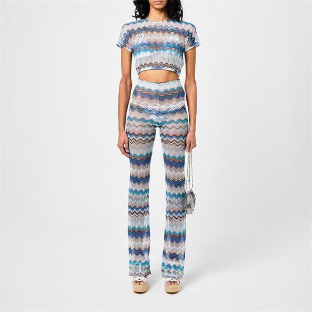 Missoni o1g2r1mq1124 Trouser in Multicolor Size 27" / US 4 / IT 40 - 6 Thumbnail