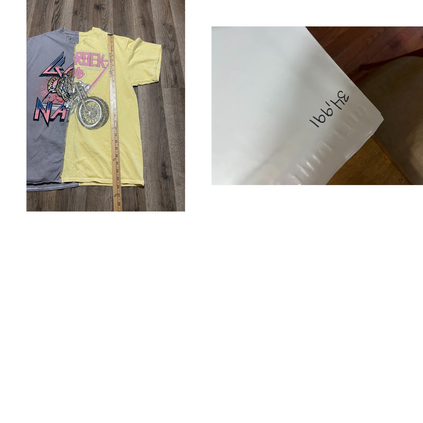 Vintage Trust The Universe Shirt Women's Large Yellow Gray Def Lepard Size L / US 10 / IT 46 - 8 Thumbnail