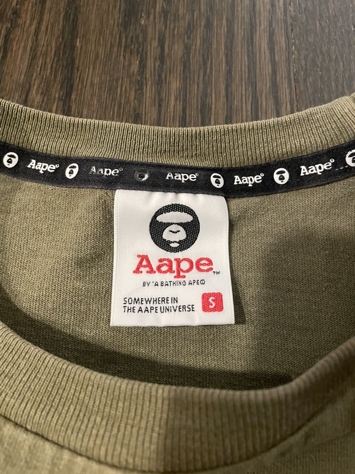 Aape AAPE Green Ape Tee Size US XS / EU 42 / 0 - 4 Thumbnail