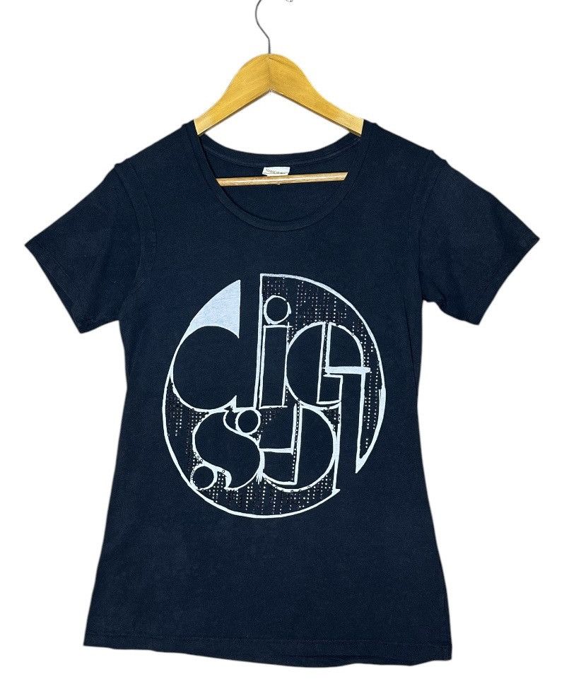 Diesel × Vintage 00s Diesel Cut-off Rhinestone T-shirt Y2K Size US M / EU 48-50 / 2 - 1 Thumbnail