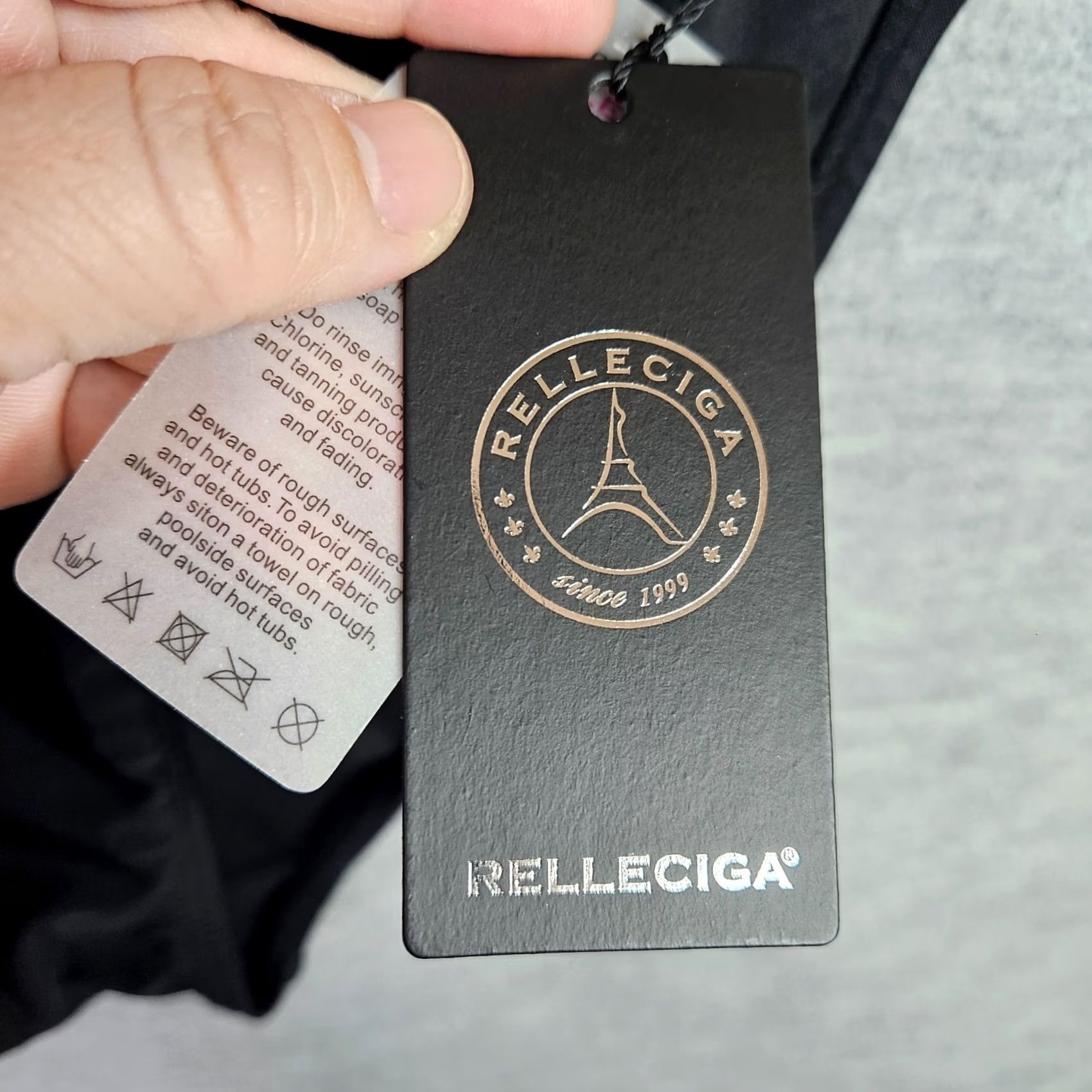 Vintage RELLECIGA Women's One Piece Black Front Zip Swimsuit Long Sleeve S NEW Size S / US 4 / IT 40 - 5 Thumbnail