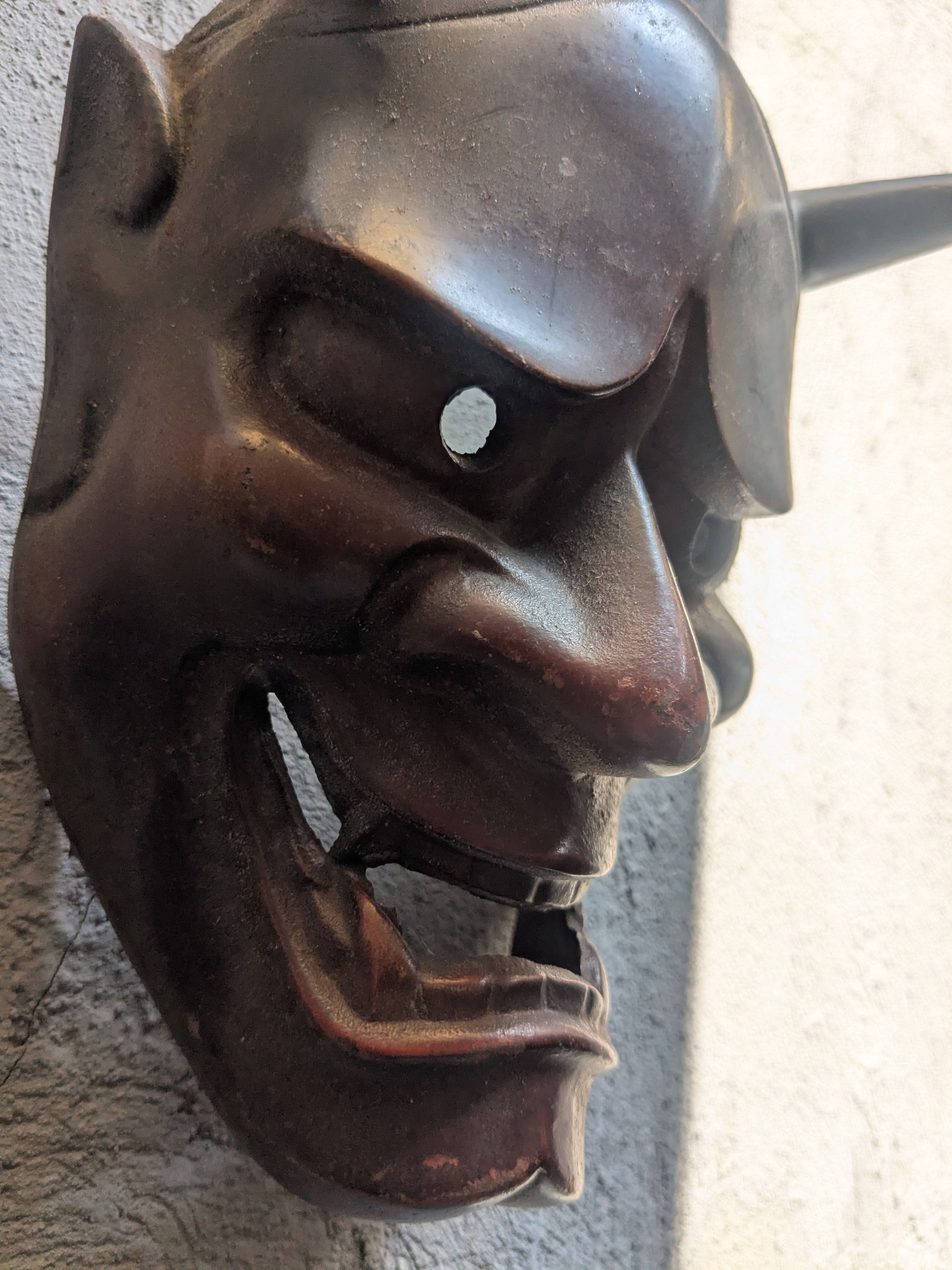 Vintage oni mask steel iron made in Japan vintage Size ONE SIZE - 6 Thumbnail