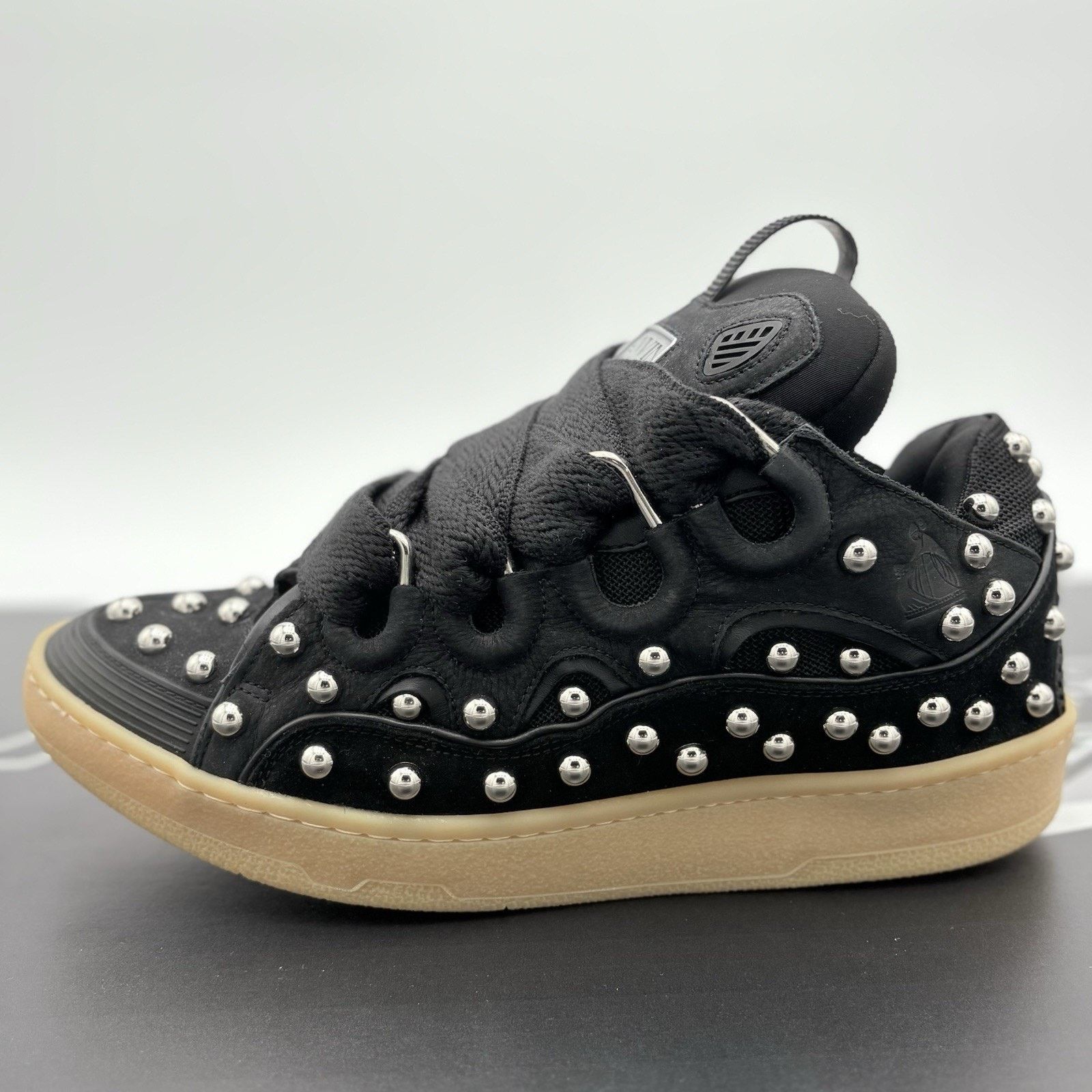 Lanvin Lanvin Studded Curb Sneaker ' Black ' | NEW! Size US 11 / EU 44 - 8 Thumbnail