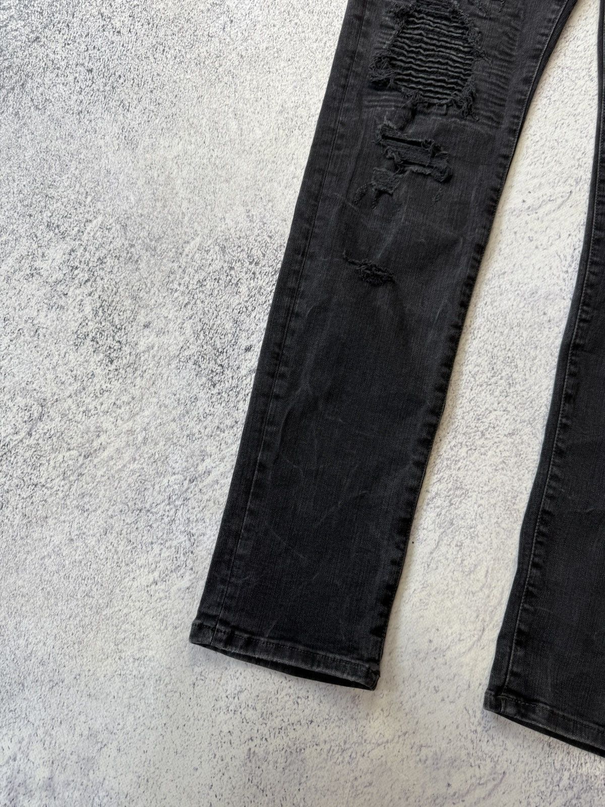 Japanese Brand Vintage True Religion Black Jeans Chief Keef Awant Garde Size US 36 / EU 52 - 13 Thumbnail