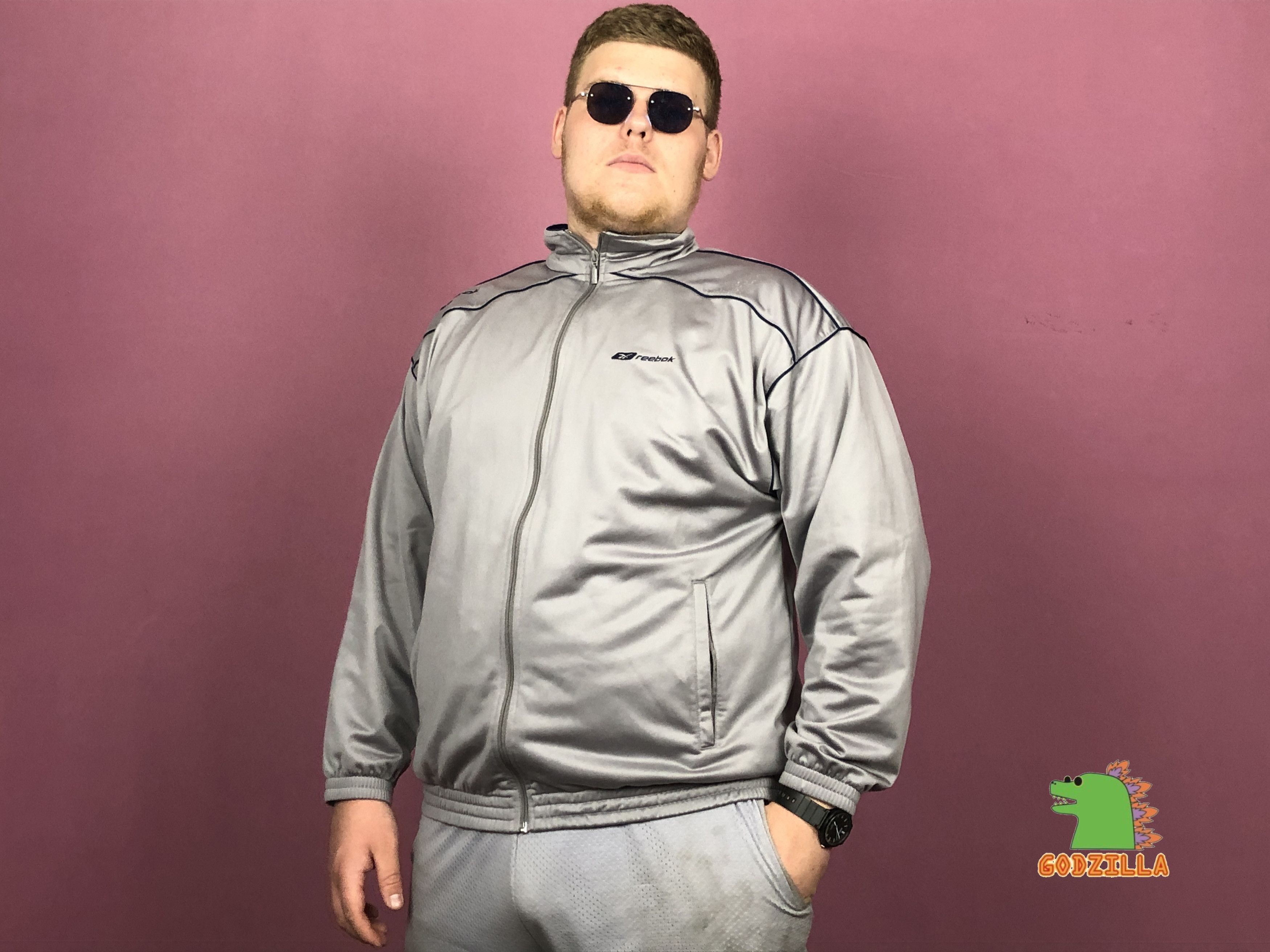 Reebok × Vintage Reebok Vintage Men's Track Jacket - XL Size US XL / EU 56 / 4 - 4 Thumbnail