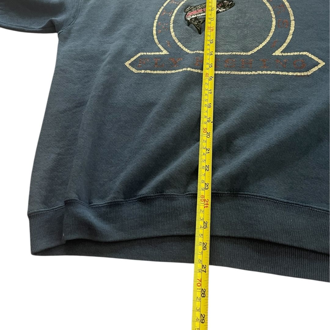 Lee × Vintage VINTAGE Wild Rivers Fly Fishing Lee Sport Sweatshirt Size US L / EU 52-54 / 3 - 5 Thumbnail