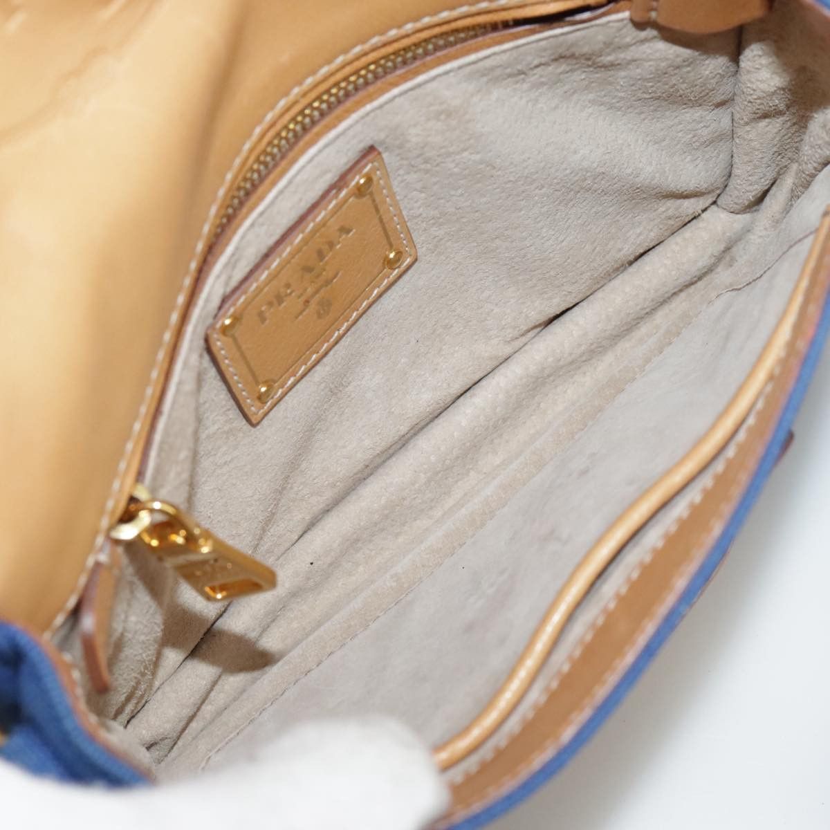 Prada PRADA Shoulder Bag Canvas Blue Size ONE SIZE - 11 Thumbnail