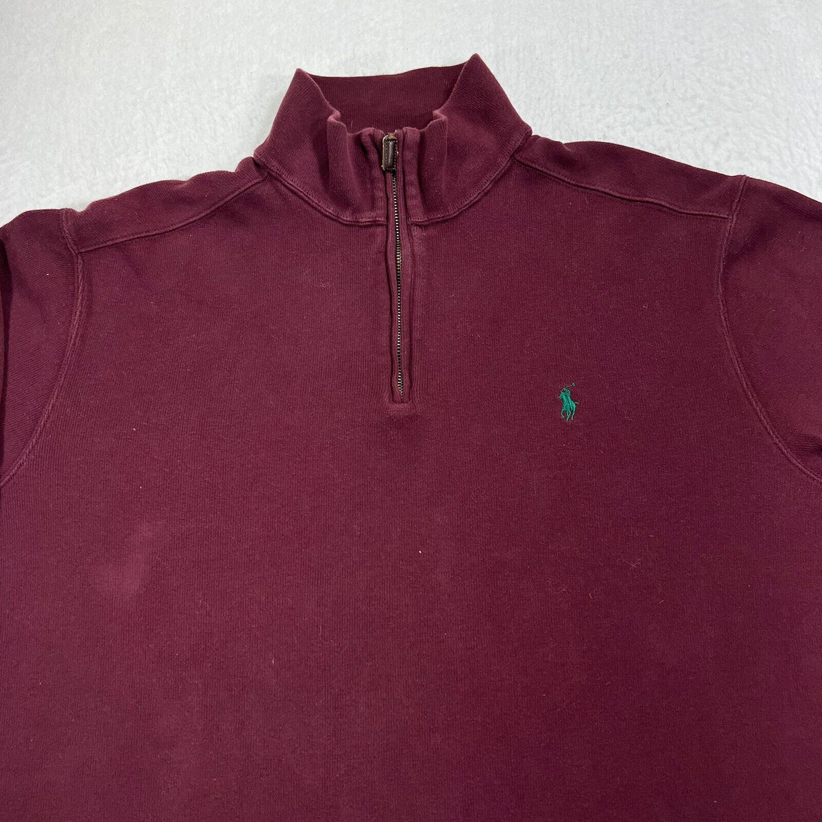 Polo Ralph Lauren Vintage Polo by Ralph Lauren Men's XL Maroon Sweatshirt Size US XL / EU 56 / 4 - 2 Thumbnail