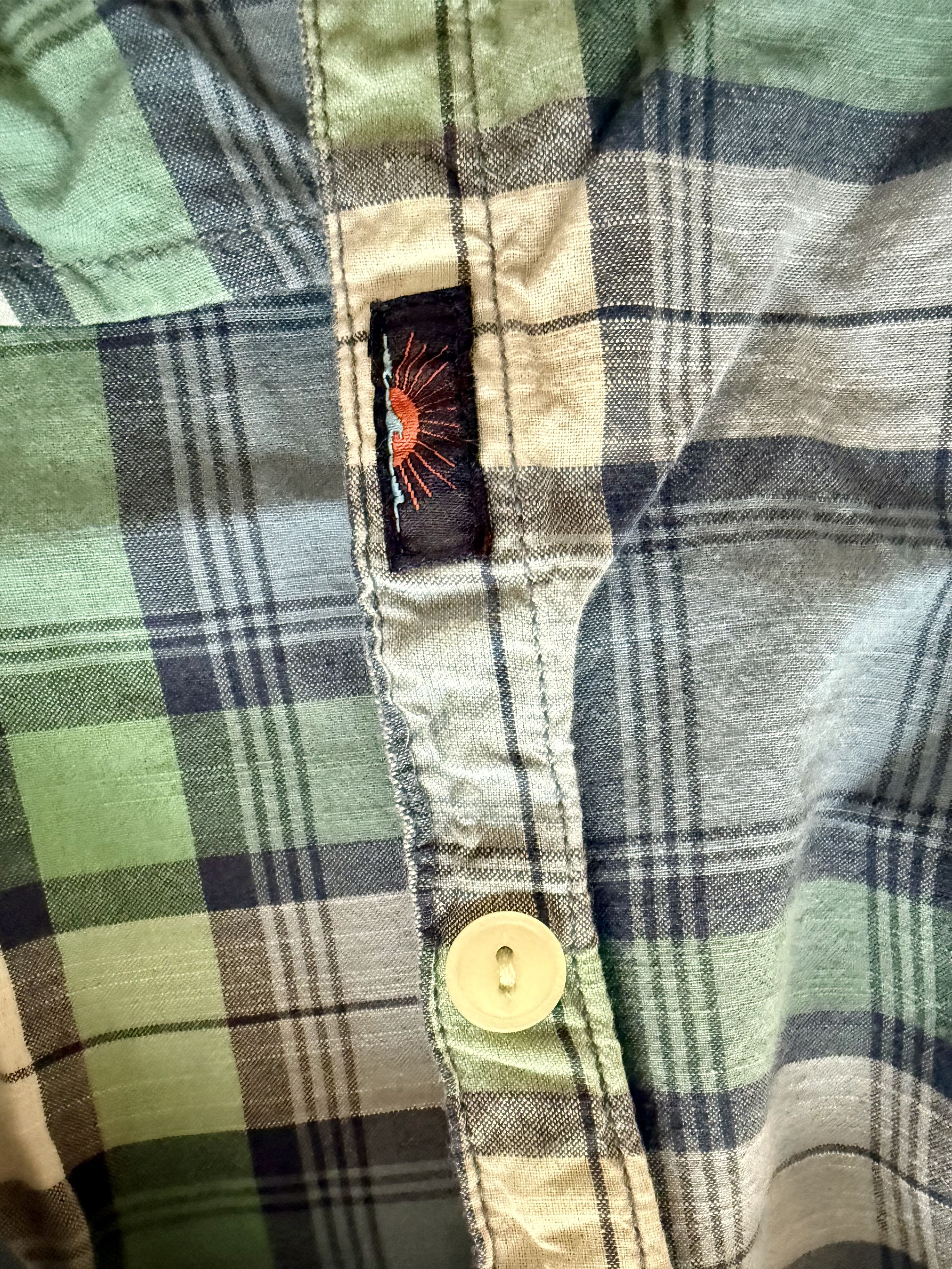Faherty Faherty Button Up in Blue Green Cream Plaid Size US L / EU 52-54 / 3 - 5 Thumbnail