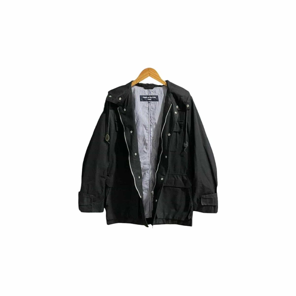 Comme des Garcons Homme × Comme des Garcons Homme Plus × Japanese Brand 🔥Ad2009 Comme Des Garcons Homme Mountain Parka Jacket Hooded Size US M / EU 48-50 / 2 - 13 Thumbnail