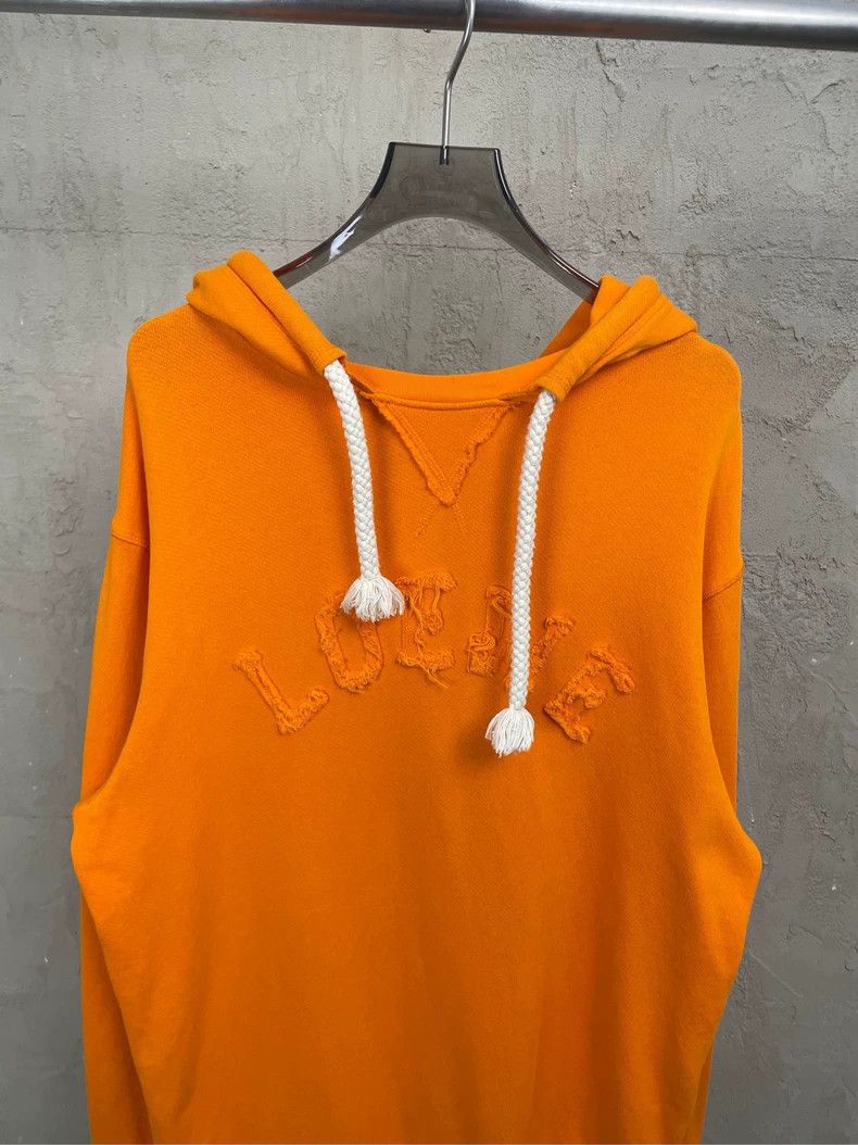 Loewe loewe Pumpkin orange patch large logo hooded sweatshirt hoo Size US XS / EU 42 / 0 - 2 Thumbnail