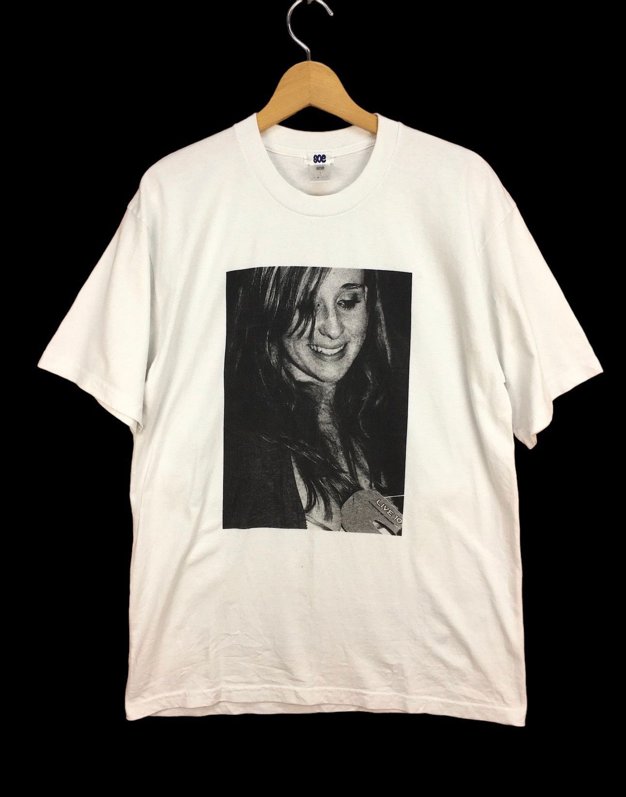 Hysteric Glamour Soe Girl Portrait Photo Print T-Shirt By KENTO