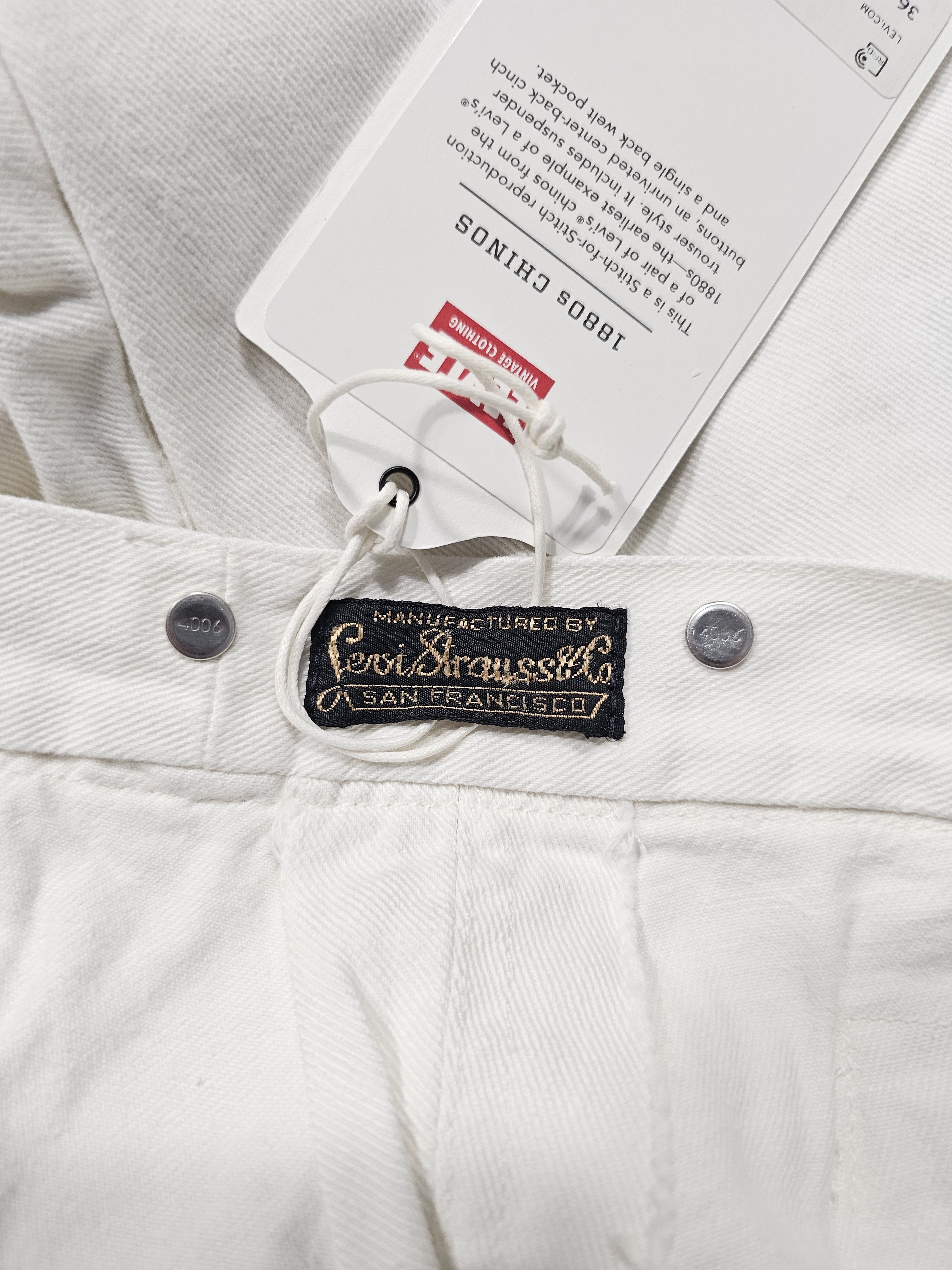 Levi's Vintage Clothing NWT LVC Levi's Vintage Clothing 1880s Chino Pants Repro SS23 Size US 36 / EU 52 - 10 Thumbnail