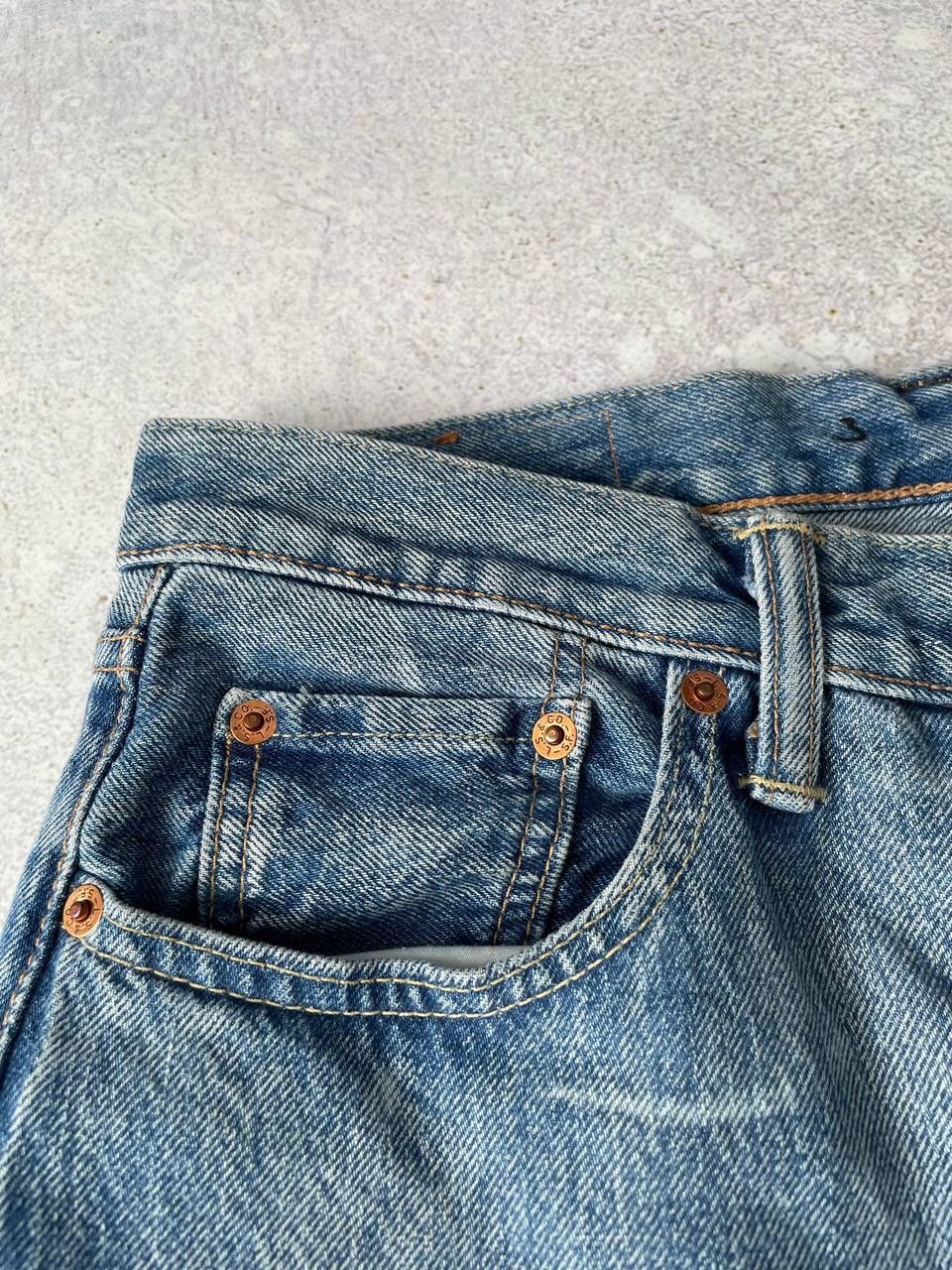 Levi's × Levi's Vintage Clothing × Vintage Vintage Levi’s 501 Washed Blue Denim Jeans Pants Y2K Rare Size US 32 / EU 48 - 7 Thumbnail