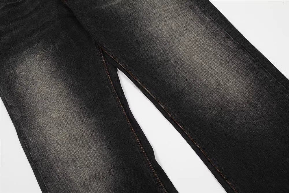 Japanese Brand × Jean Washed distressed men's hippie loose trendy flared jeans Size US 32 / EU 48 - 5 Thumbnail
