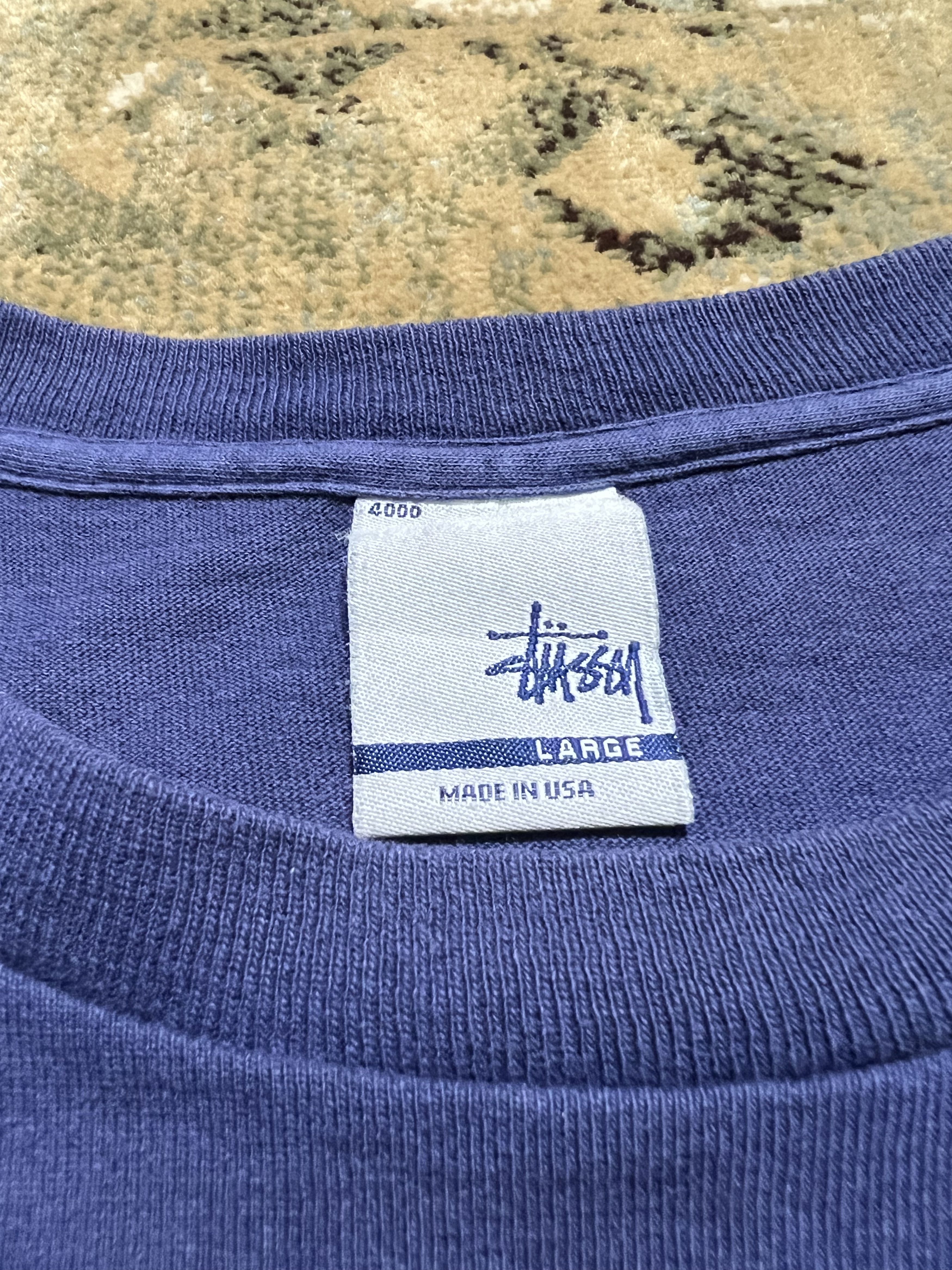 Stussy × Vintage 90s Stussy X Iconic Logo Tshirt Tee y2k style Size US M / EU 48-50 / 2 - 6 Thumbnail