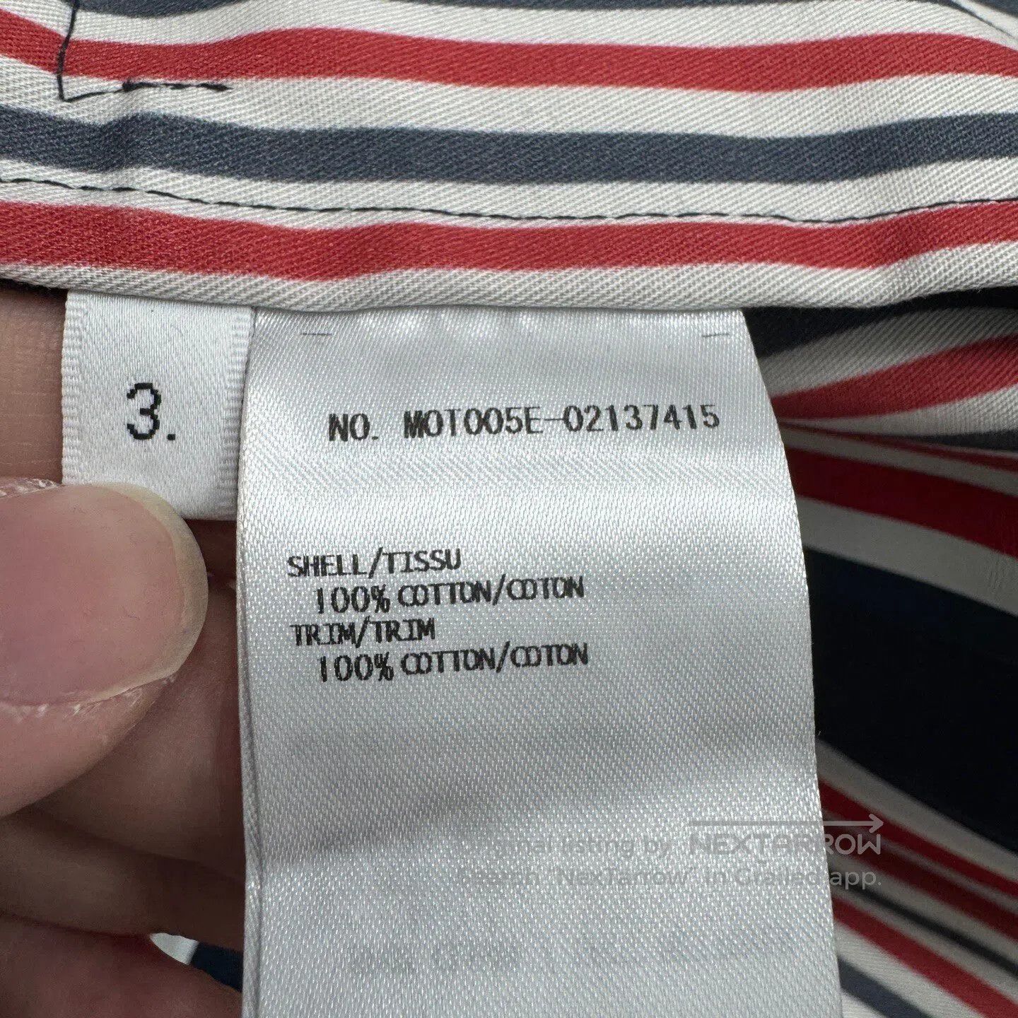 Thom Browne Thom Browne windbreak| Size US L / EU 52-54 / 3 - 5 Thumbnail