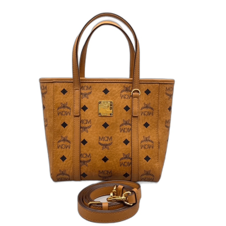 MCM MCM Classic Cognac Tote Bag with Straps-yf Size ONE SIZE - 1 Thumbnail