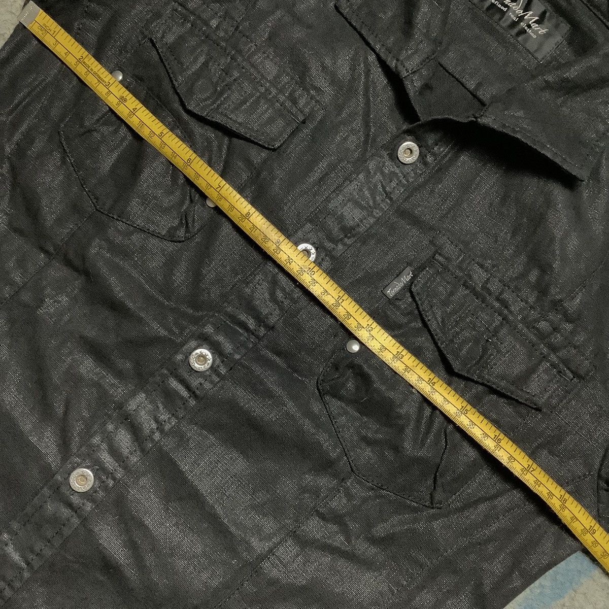 Tornado Mart 2000s Tonardo Mart Blak Raw Shirt Size US M / EU 48-50 / 2 - 11 Thumbnail