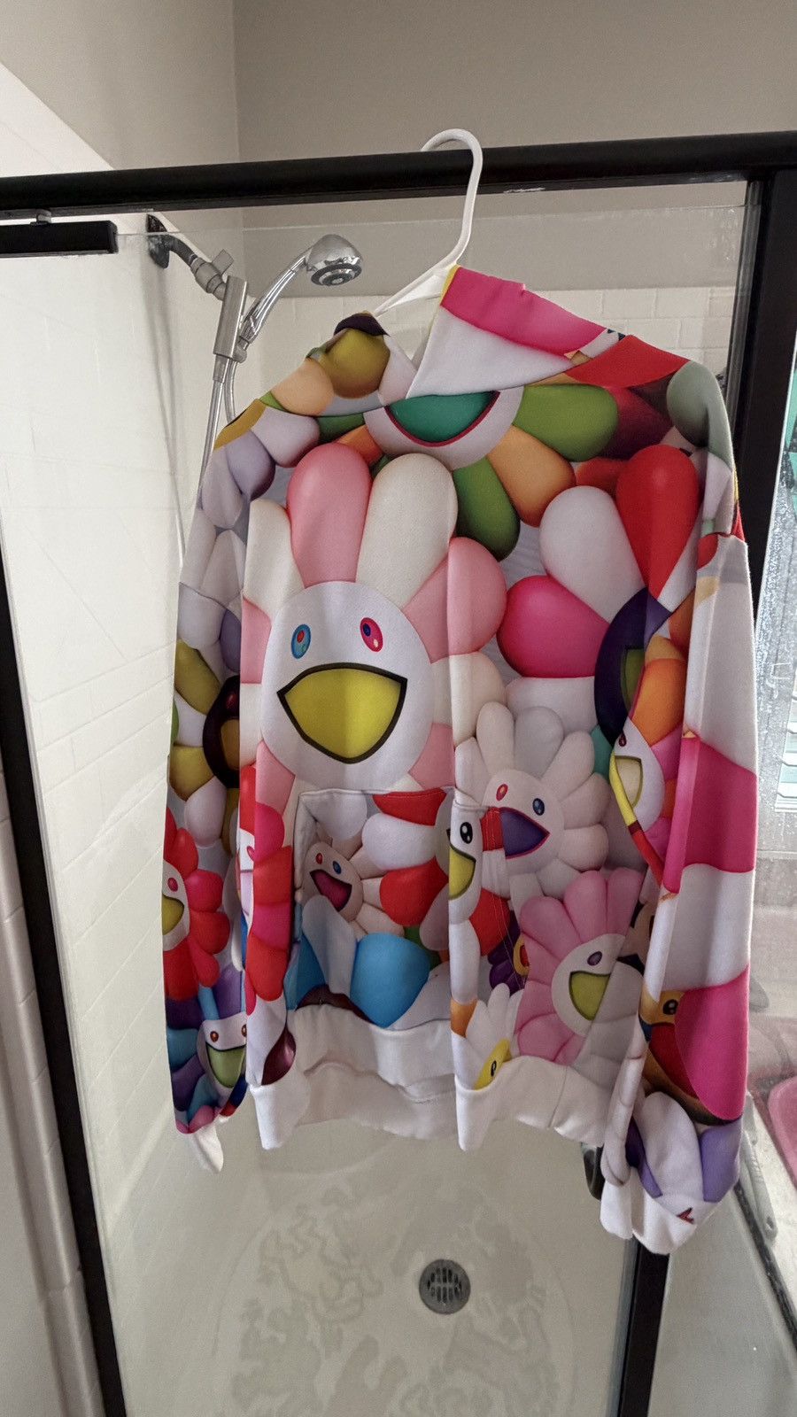 J Balvin × Takashi Murakami J Balvin Murakami Multicolor Fleece Pullover Hoodie Size M Size US M / EU 48-50 / 2 - 1 Thumbnail