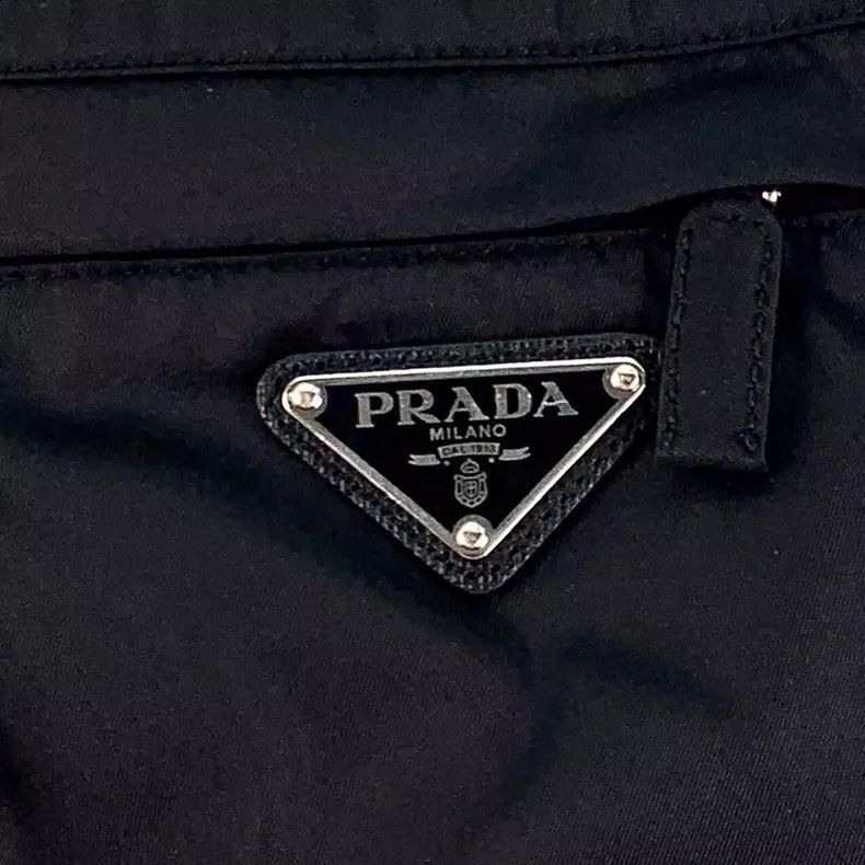 Prada Prada Black Cotton Drawstring Casual Pants -2505 Size US 26 / EU 42 - 5 Thumbnail