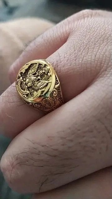 Jewelry × Ring Of Fire Double-Headed Eagle Ring Size ONE SIZE - 3 Thumbnail